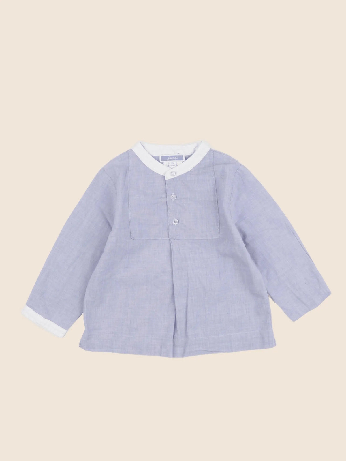 Jacadi - blouse bleu - 12 mois