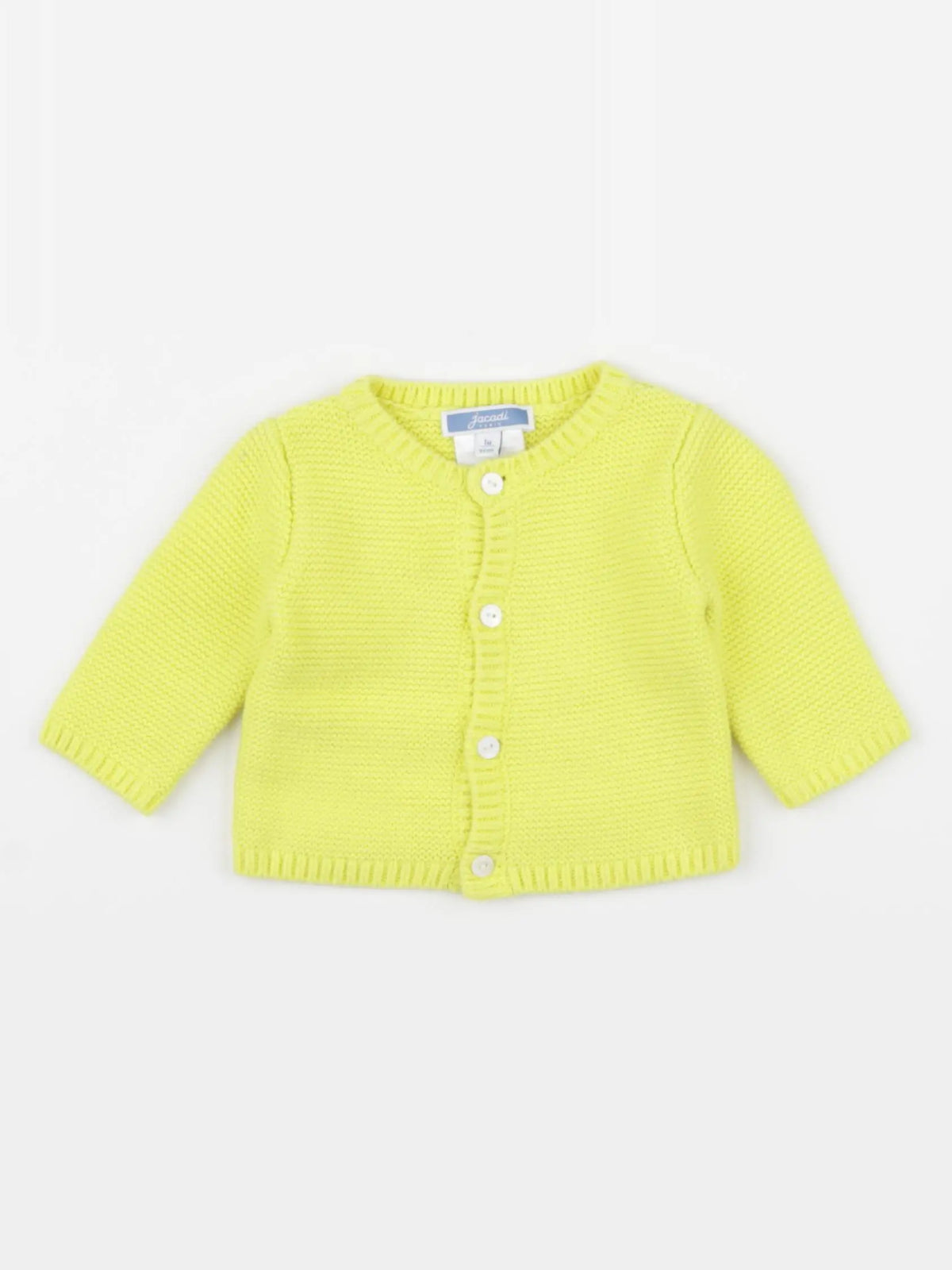 Jacadi - gilet jaune - 1 mois