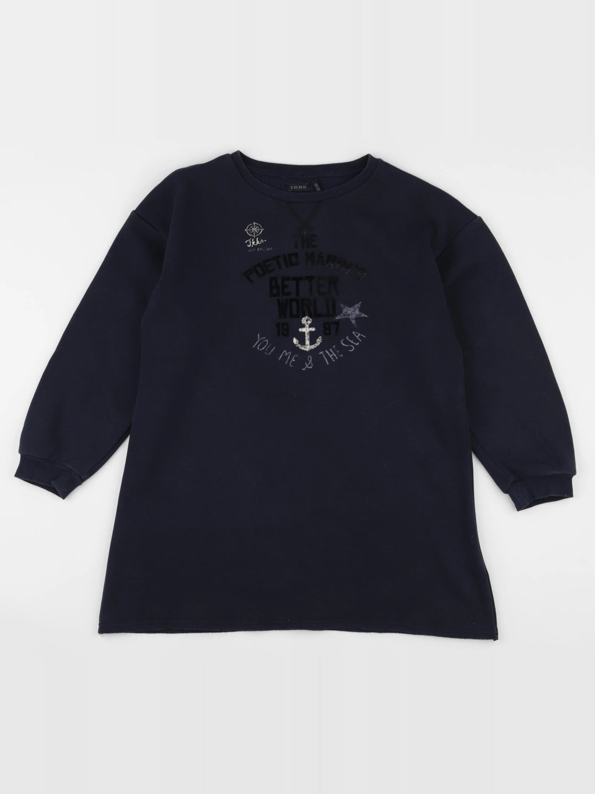 IKKS - robe bleu - 10 ans