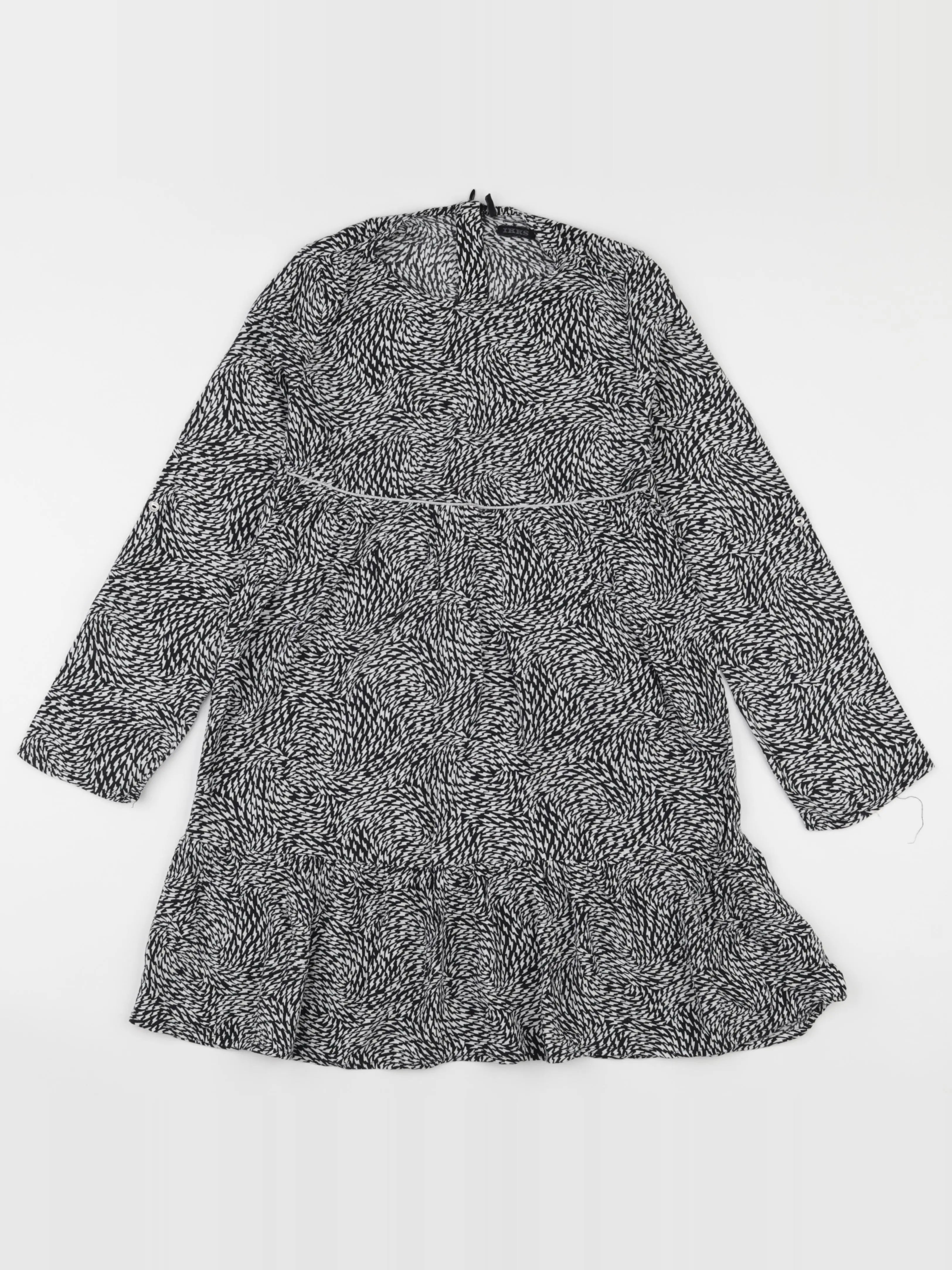 IKKS - robe noir, blanc - 10 ans