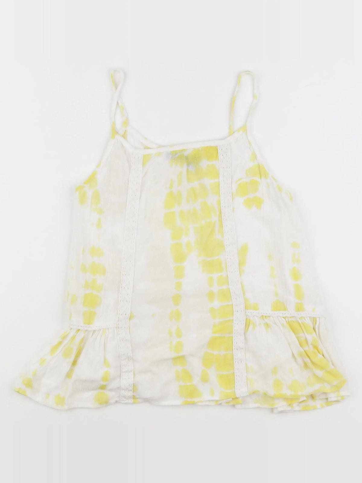IKKS - blouse blanc, jaune - 10 ans