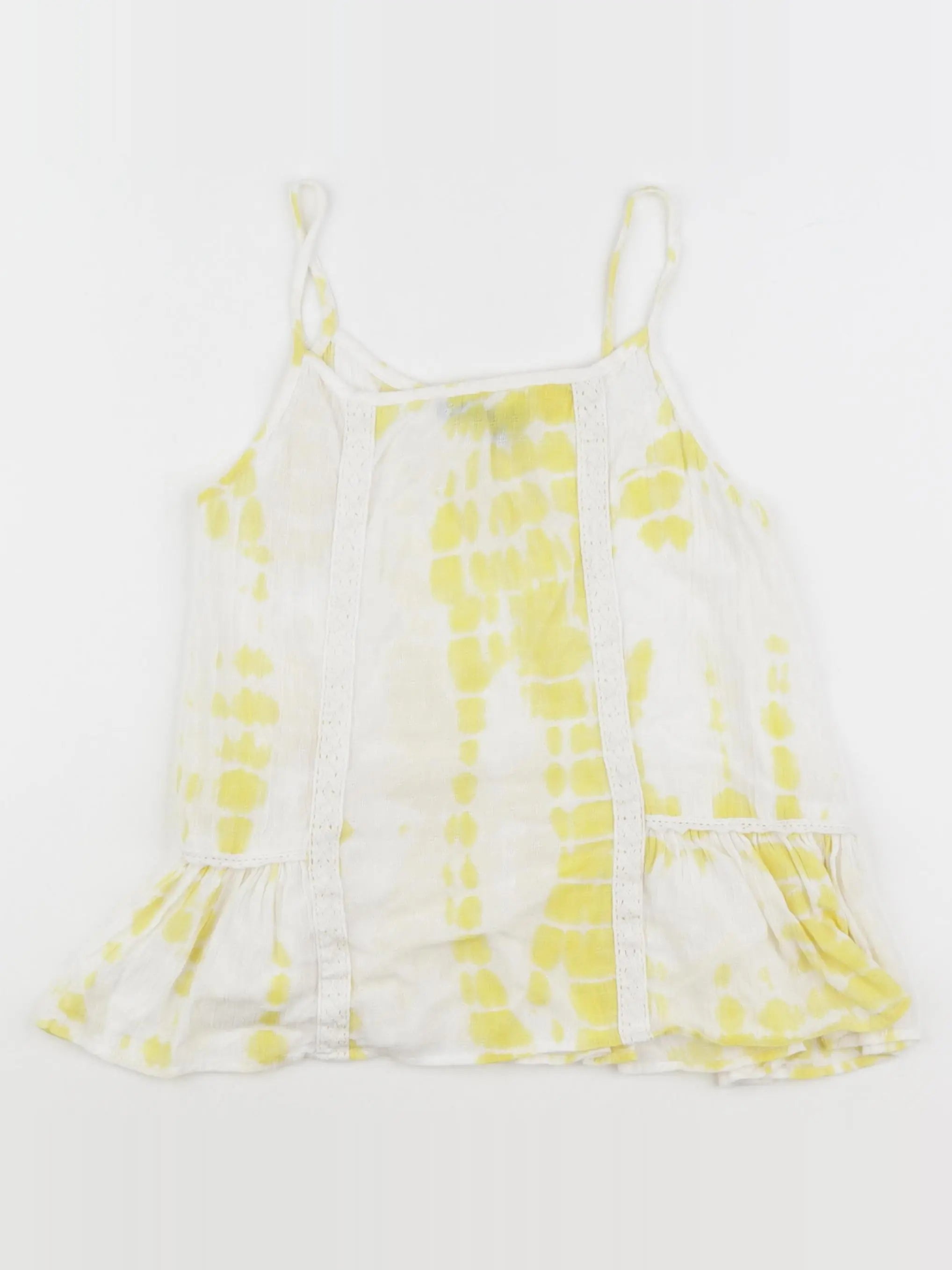 IKKS - blouse blanc, jaune - 10 ans