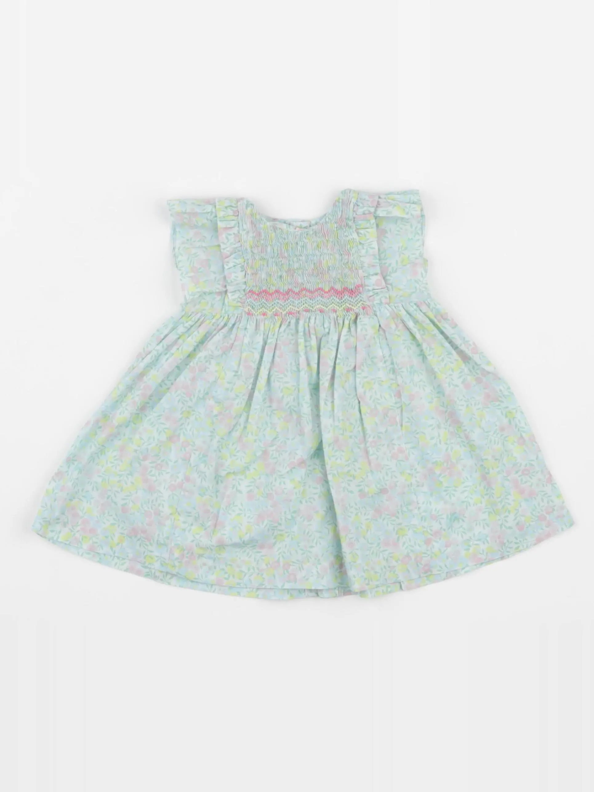 Jacadi - robe liberty multicolore - 3 mois