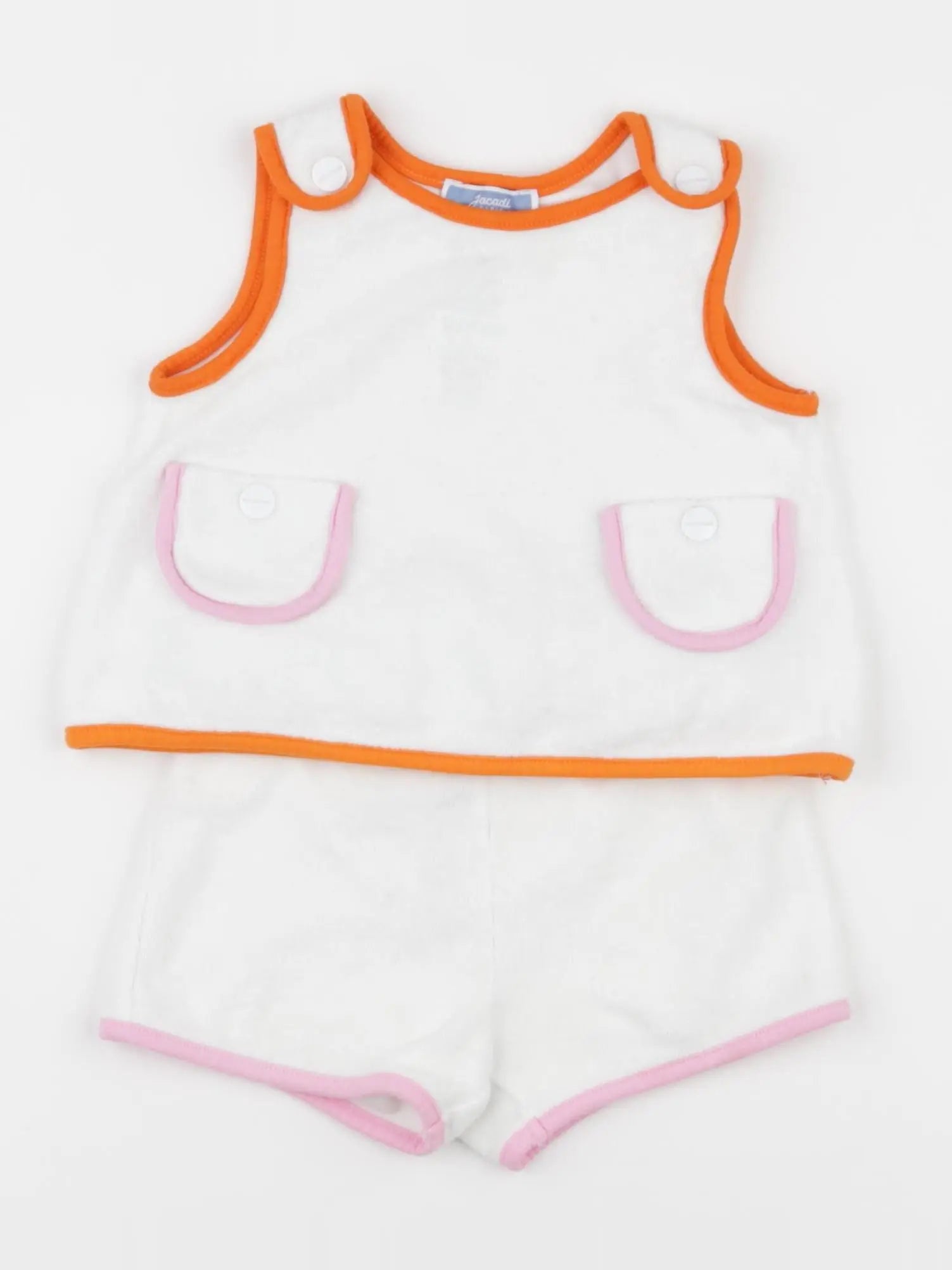 Jacadi - ensemble blanc - 12 mois