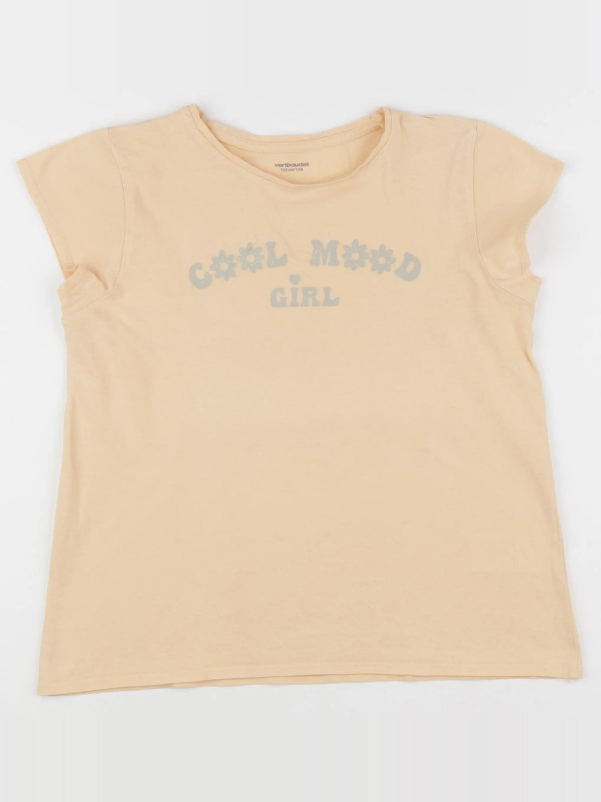 Vertbaudet - tee-shirt orange - 12 ans