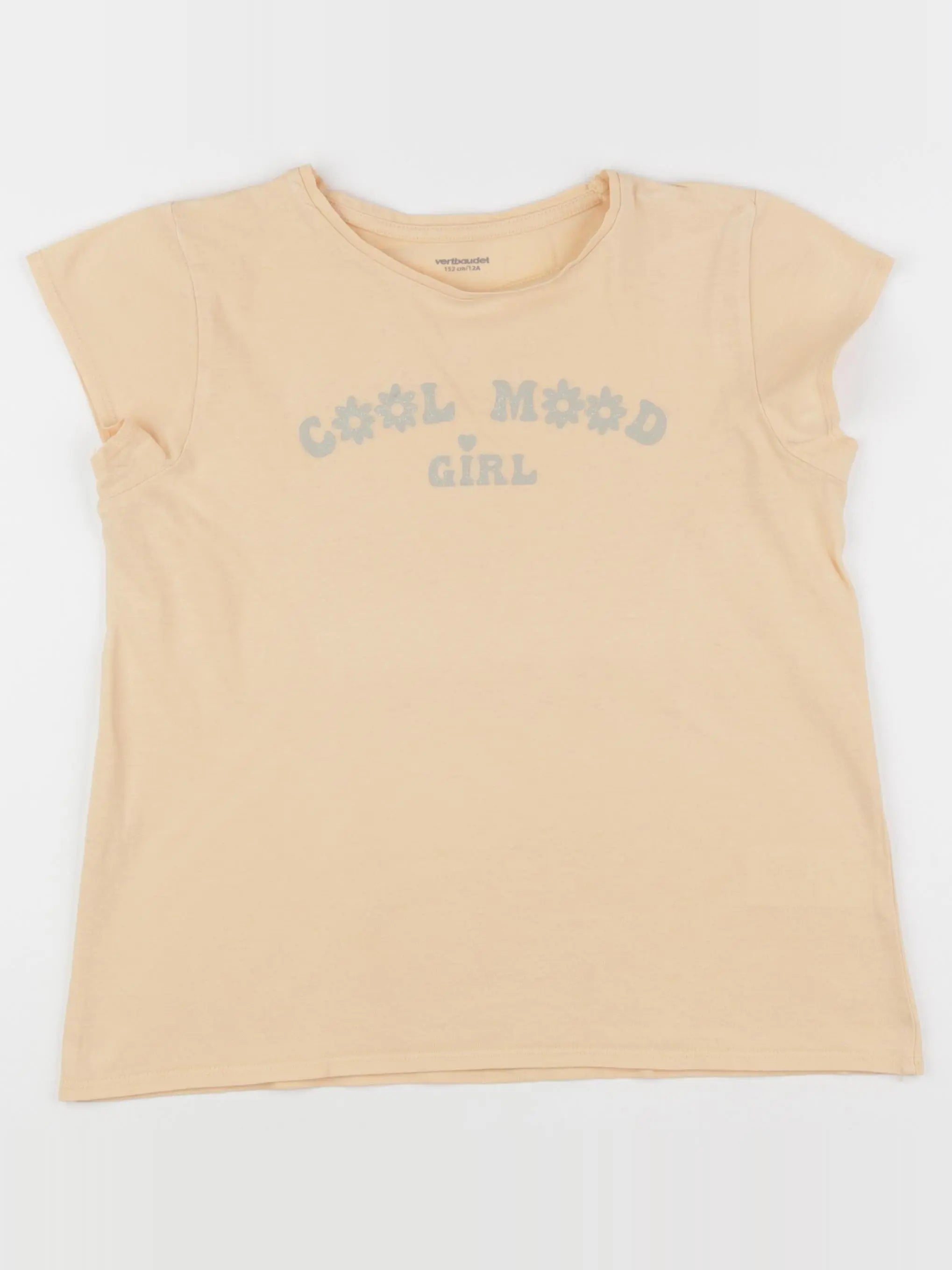 Vertbaudet - tee-shirt orange - 12 ans