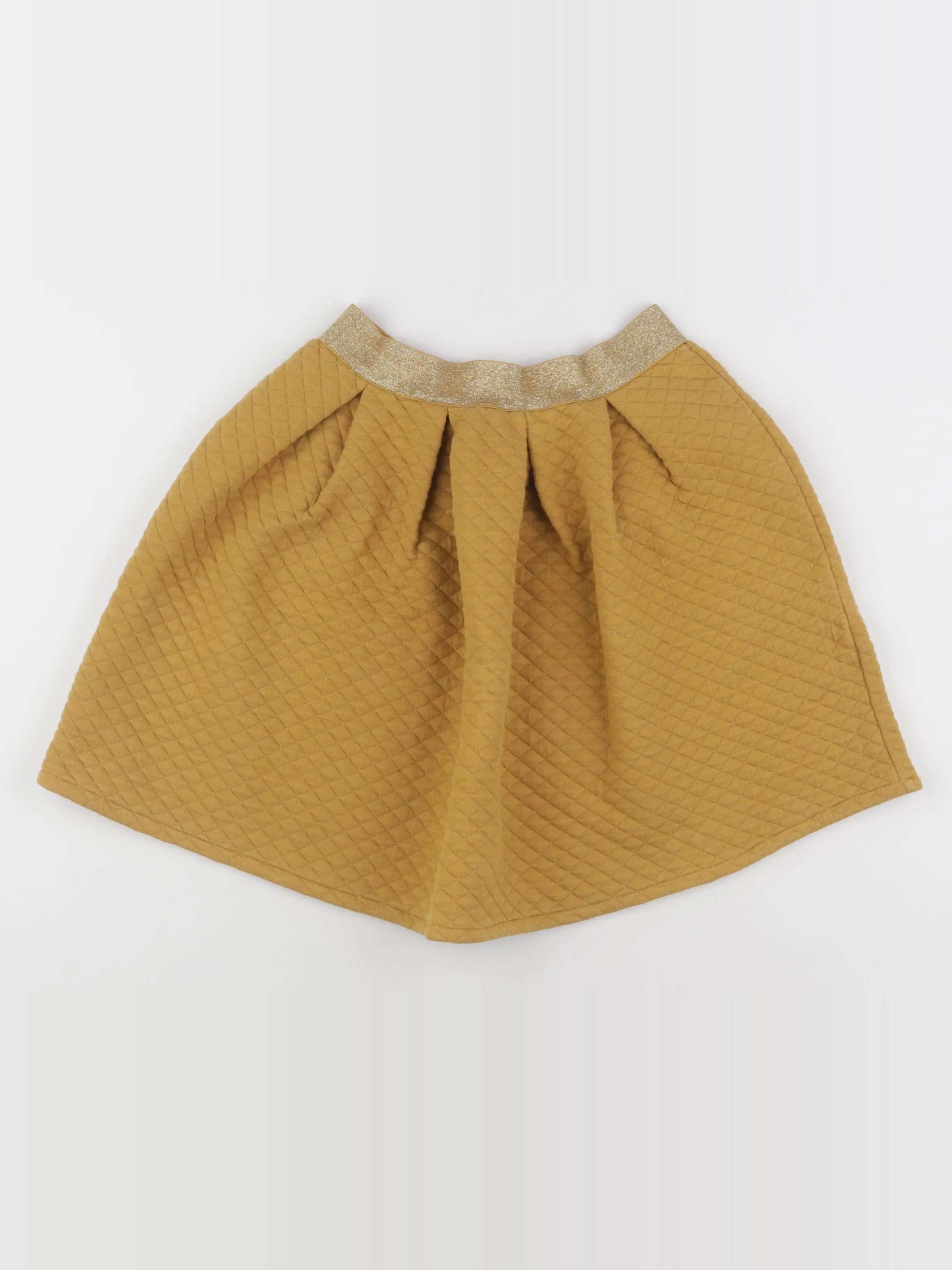 Vertbaudet - jupe jaune, or - 12 ans