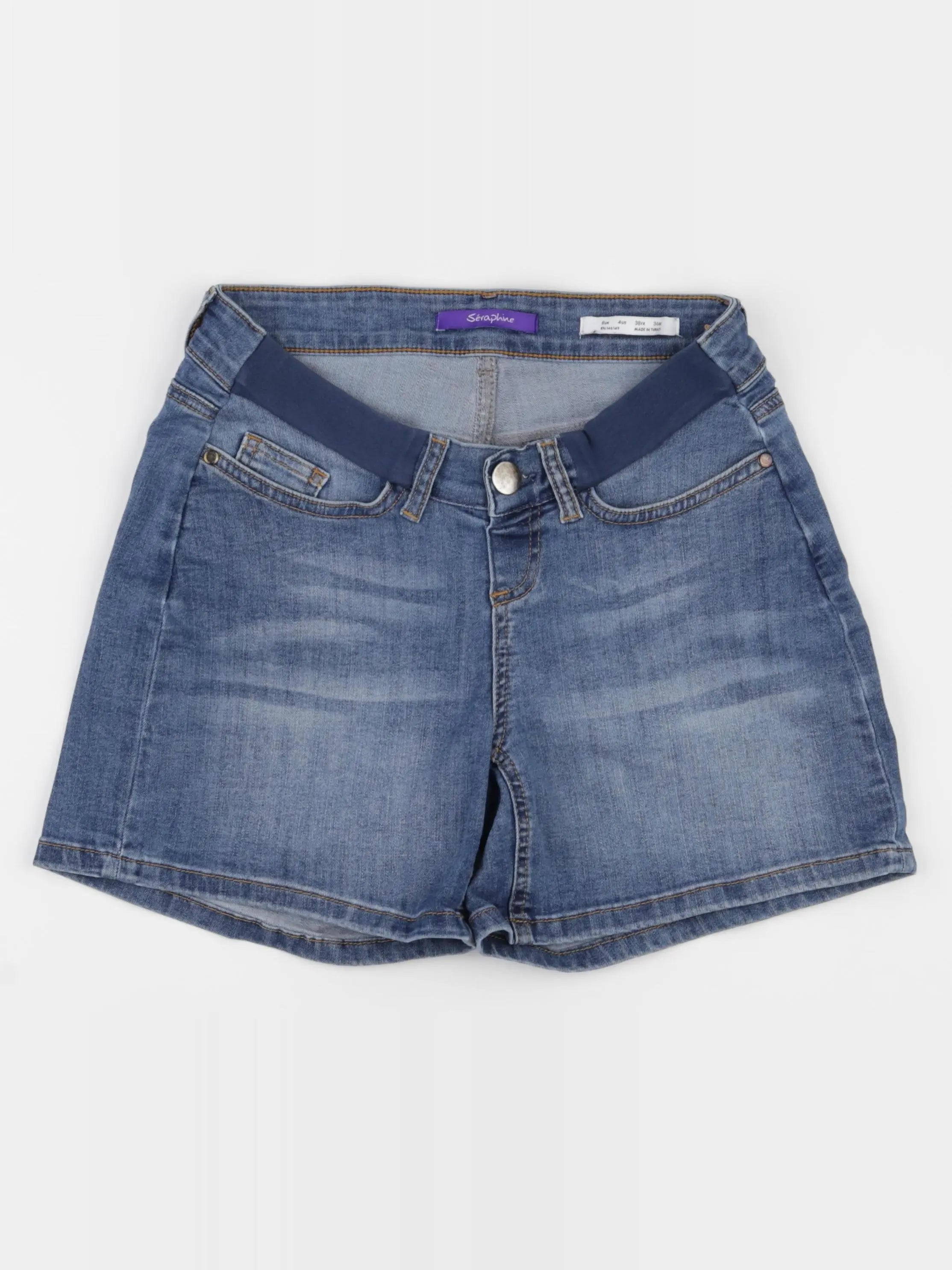 Seraphine - short grossesse bleu - 38