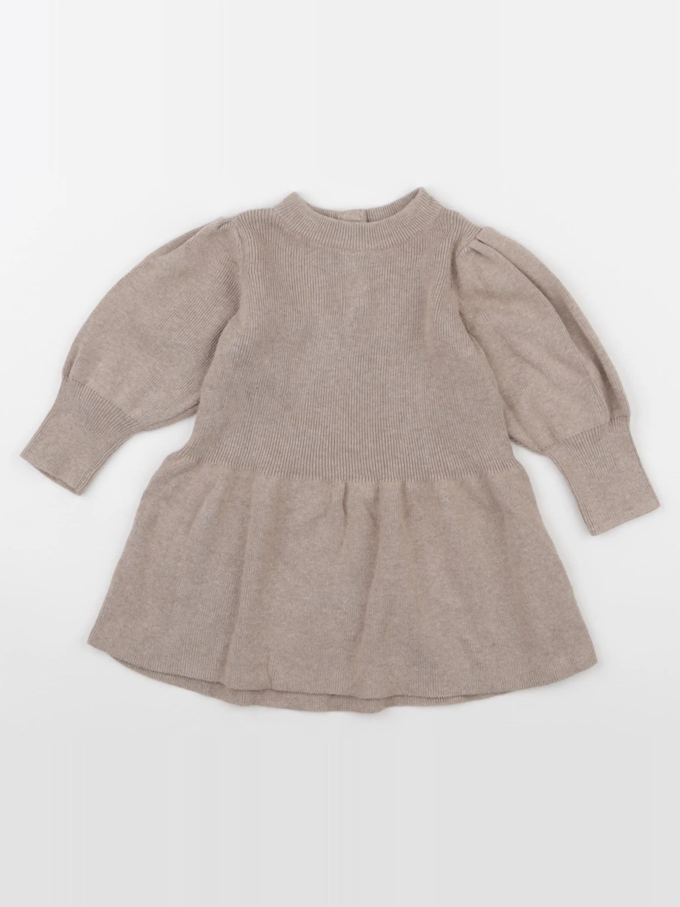 H&M - robe marron - 6/9 mois