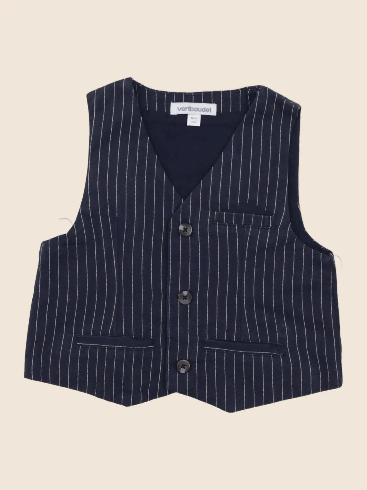 Vertbaudet - gilet bleu - 2 ans