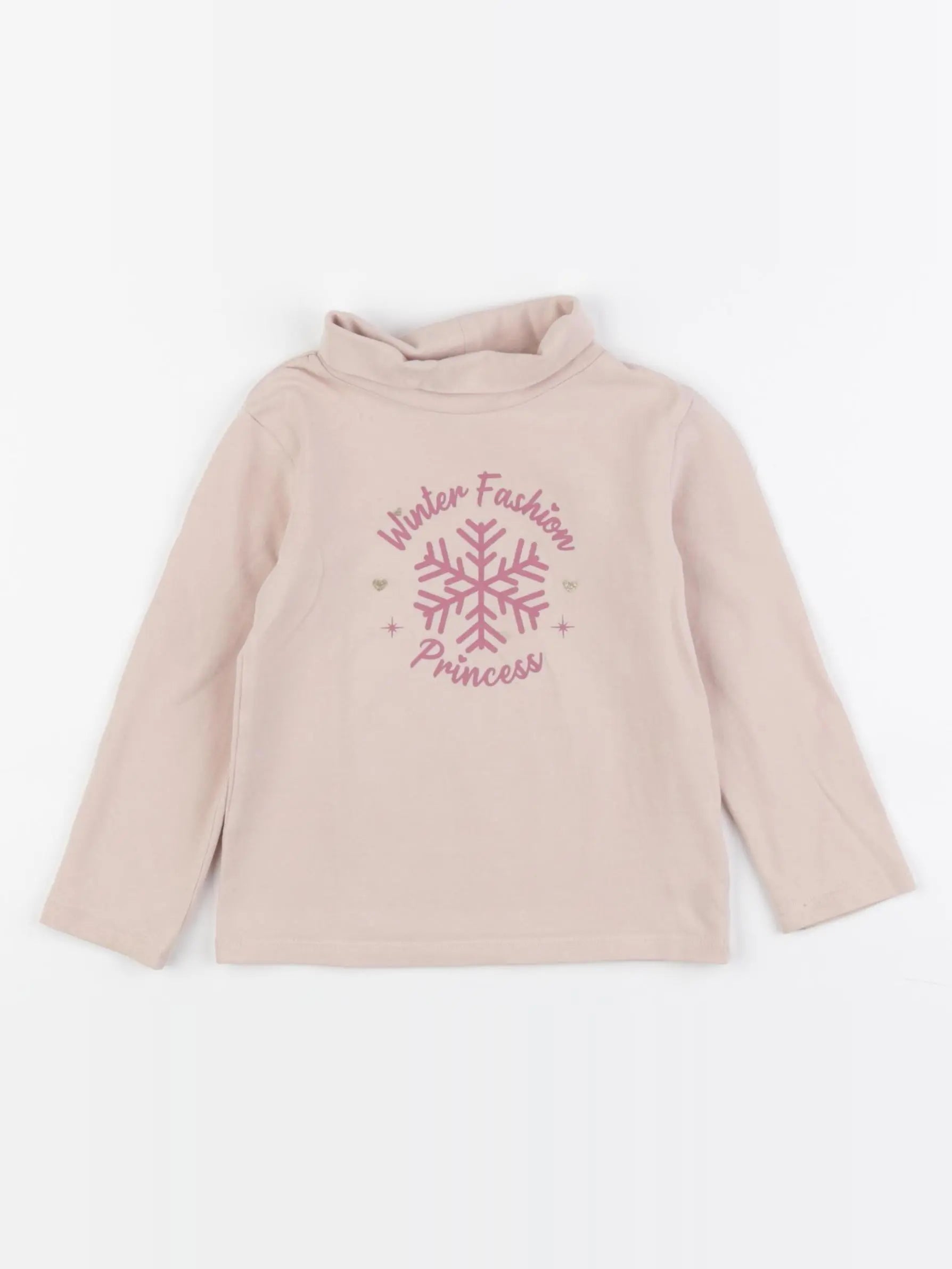 Vertbaudet - sous-pull rose - 2 ans