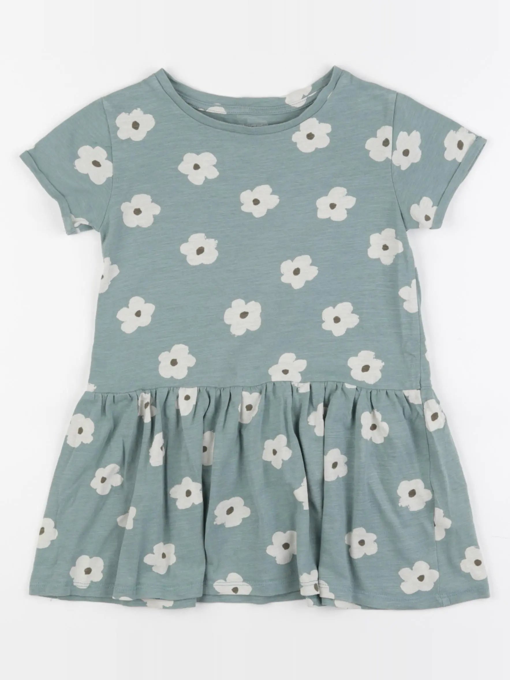 Vertbaudet - robe vert - 4 ans