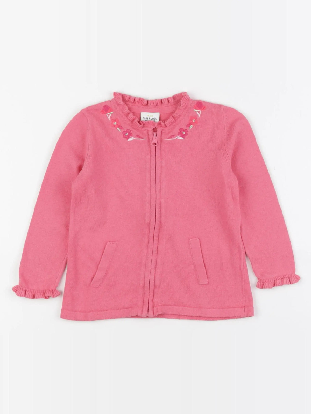 Tape à l'oeil - gilet rose - 24 mois