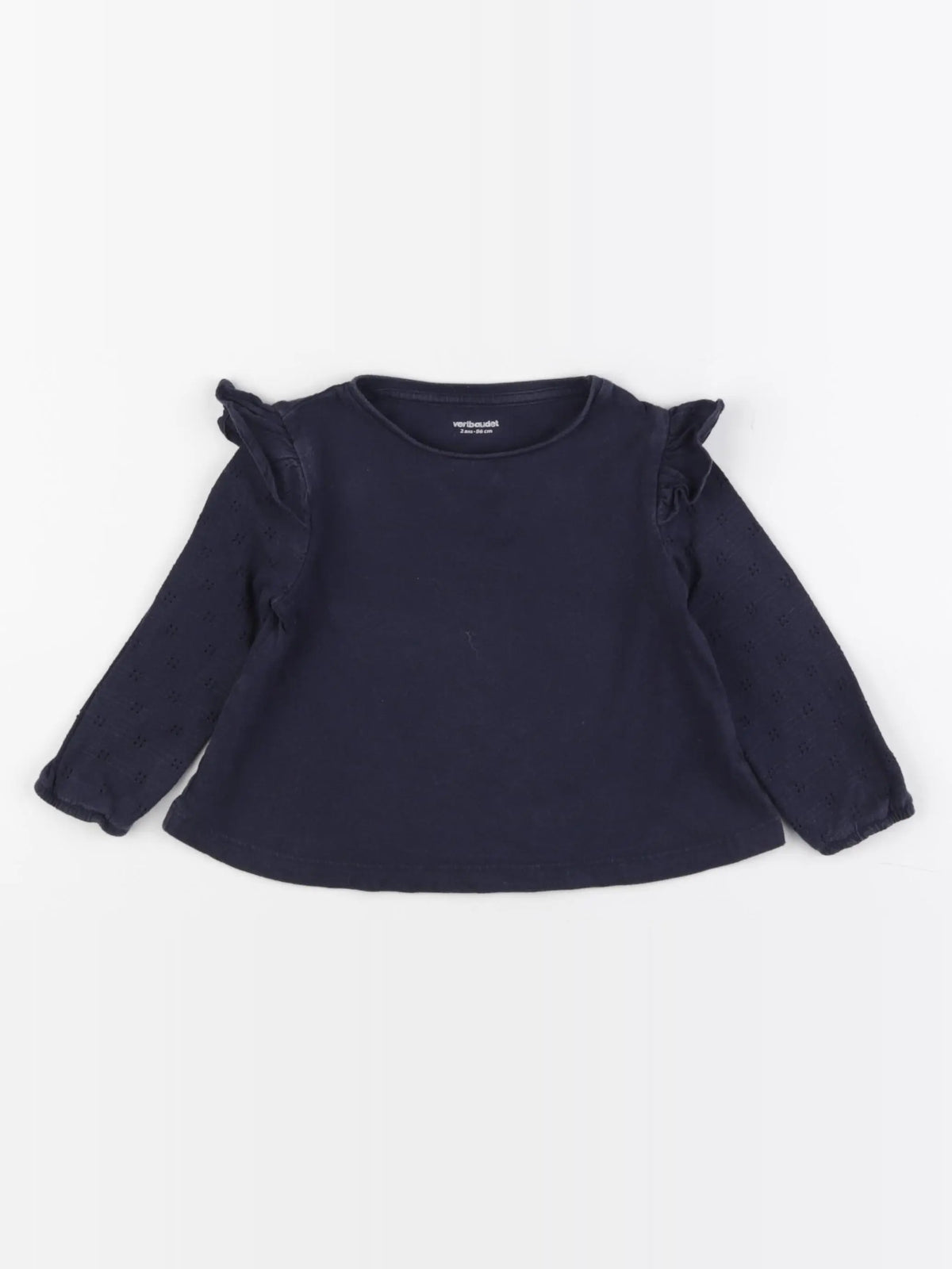 Vertbaudet - tee-shirt bleu - 2 ans
