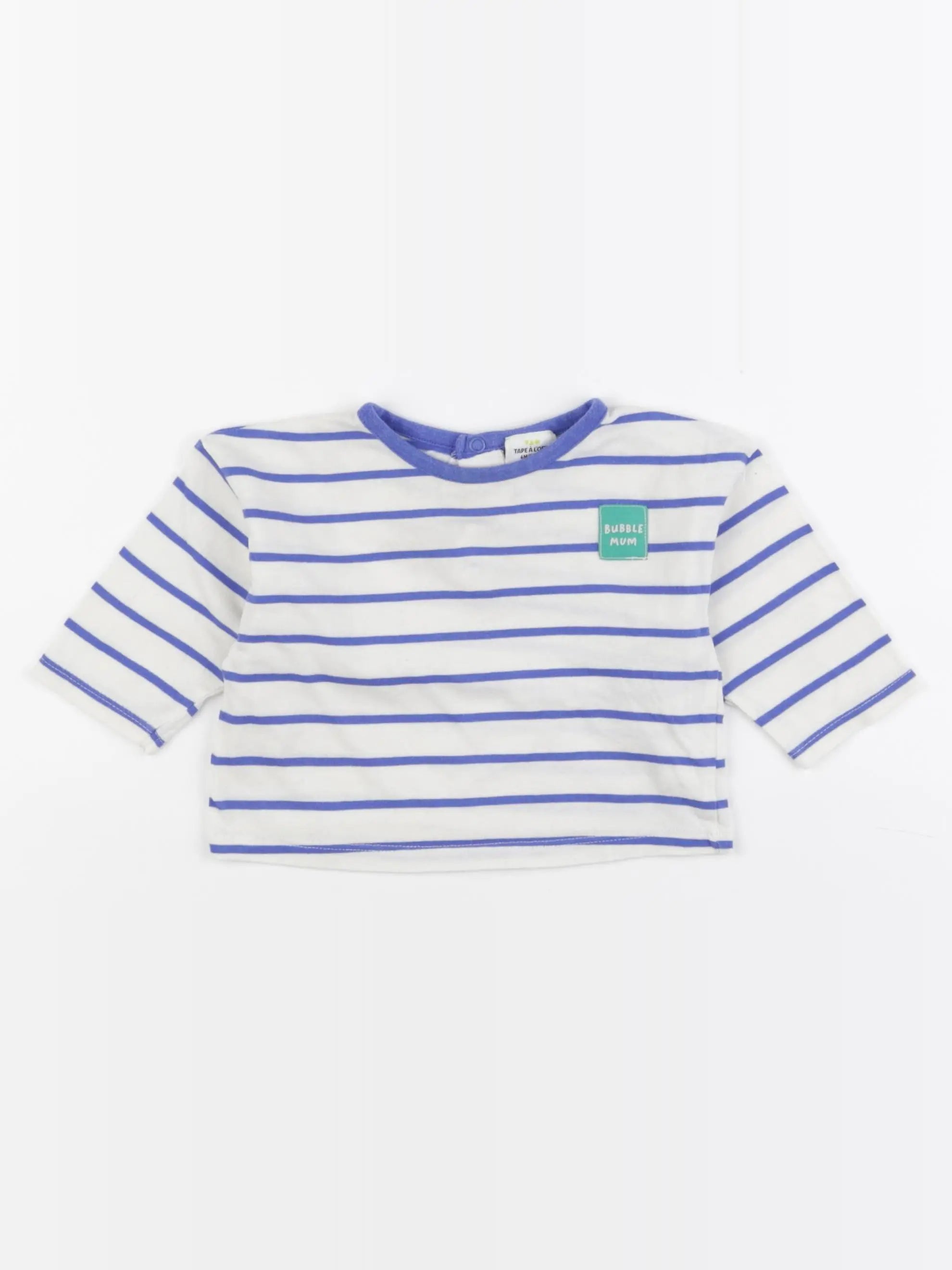 Tape à l'oeil - tee-shirt bleu - 6 mois