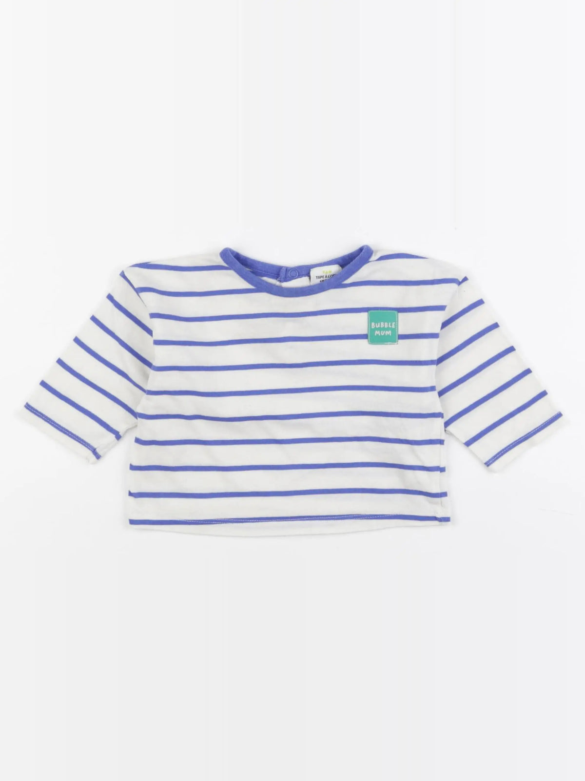 Tape à l'oeil - tee-shirt bleu - 6 mois