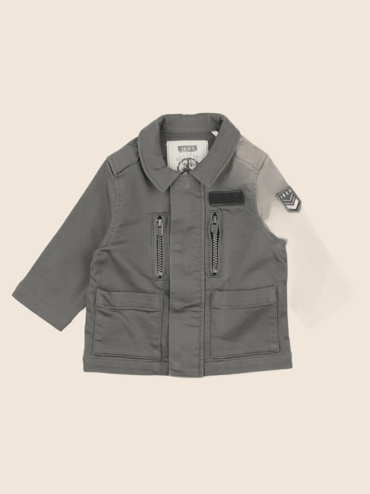 IKKS - veste imprimé au dos vert - 6 mois