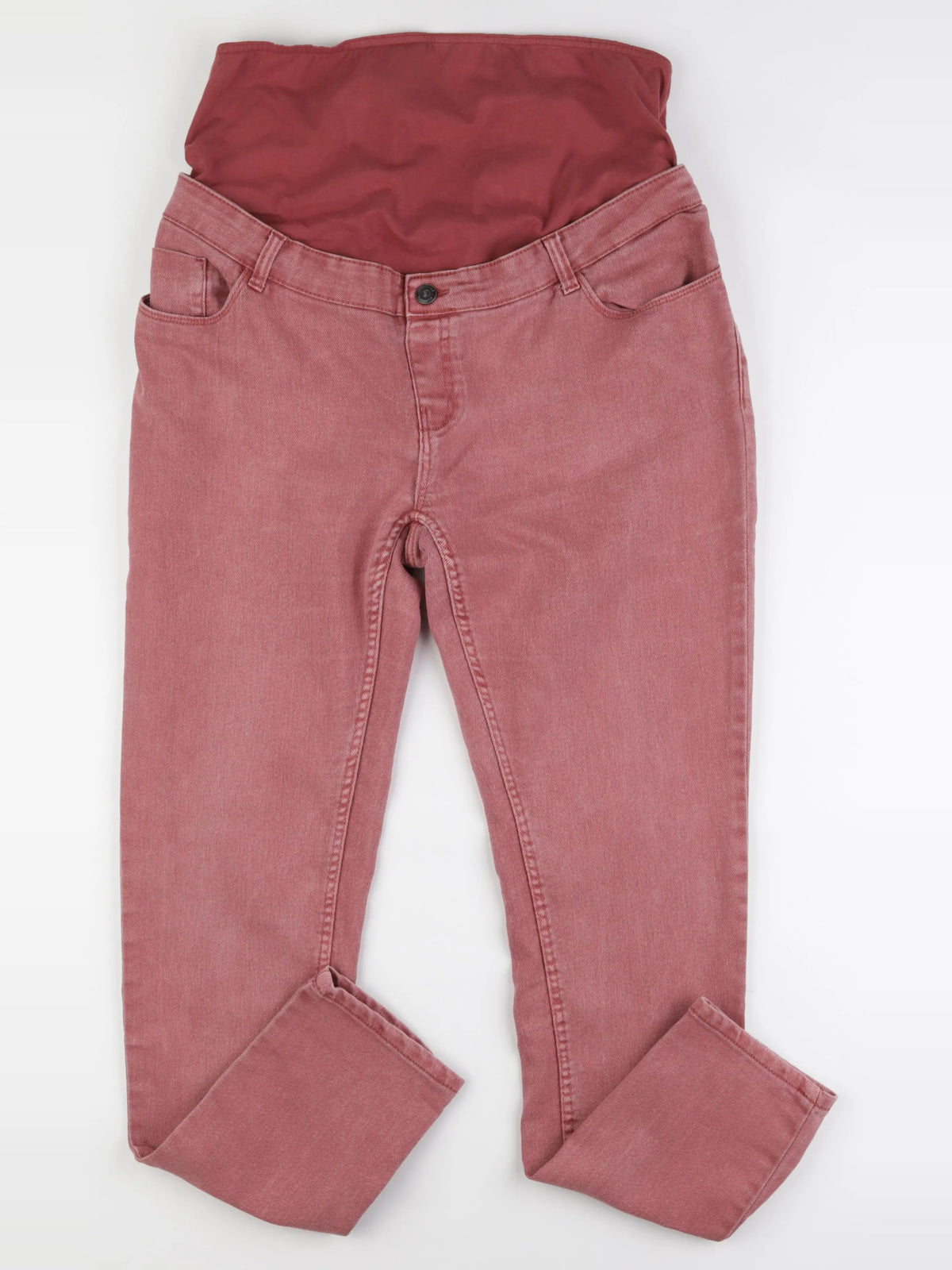Kiabi - jean grossesse rouge - 44