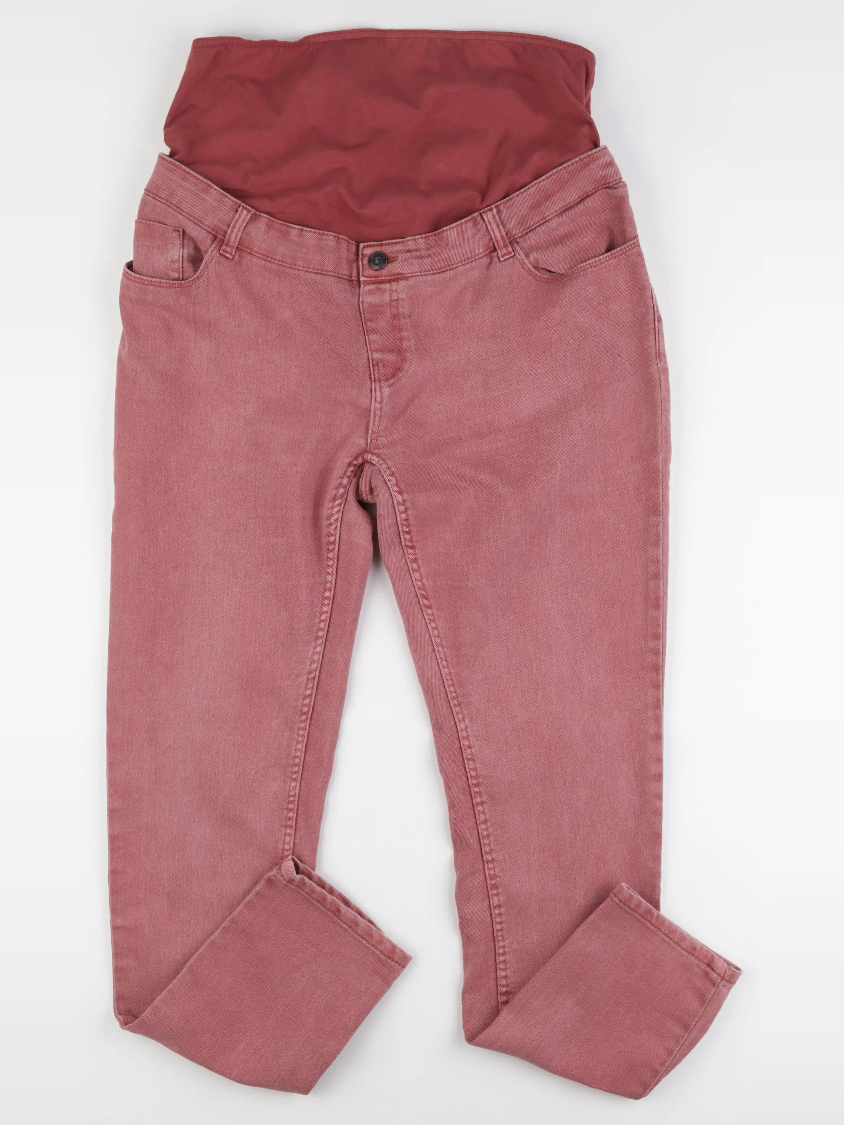 Kiabi - jean grossesse rouge - 44