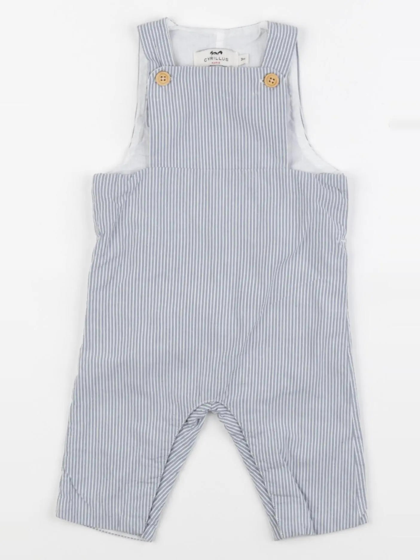 Cyrillus - salopette bleu - 3 mois
