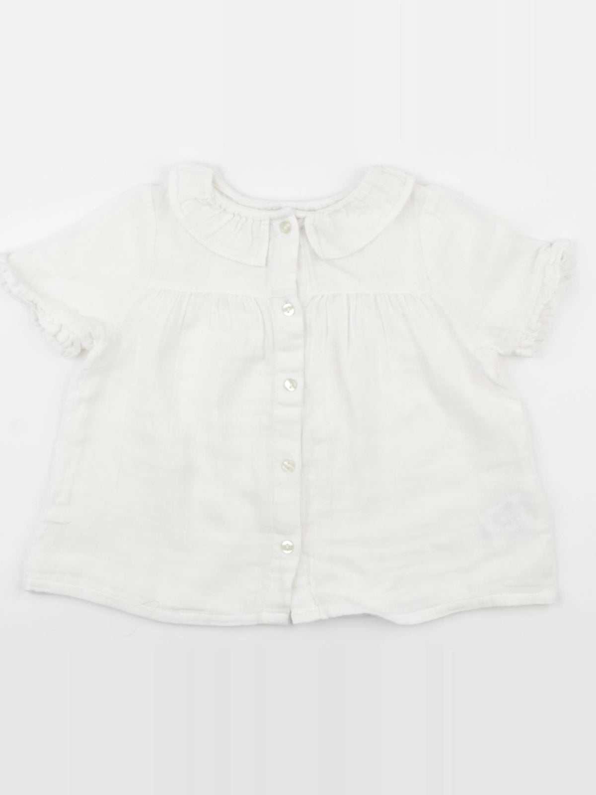Cyrillus - blouse blanc - 4 ans