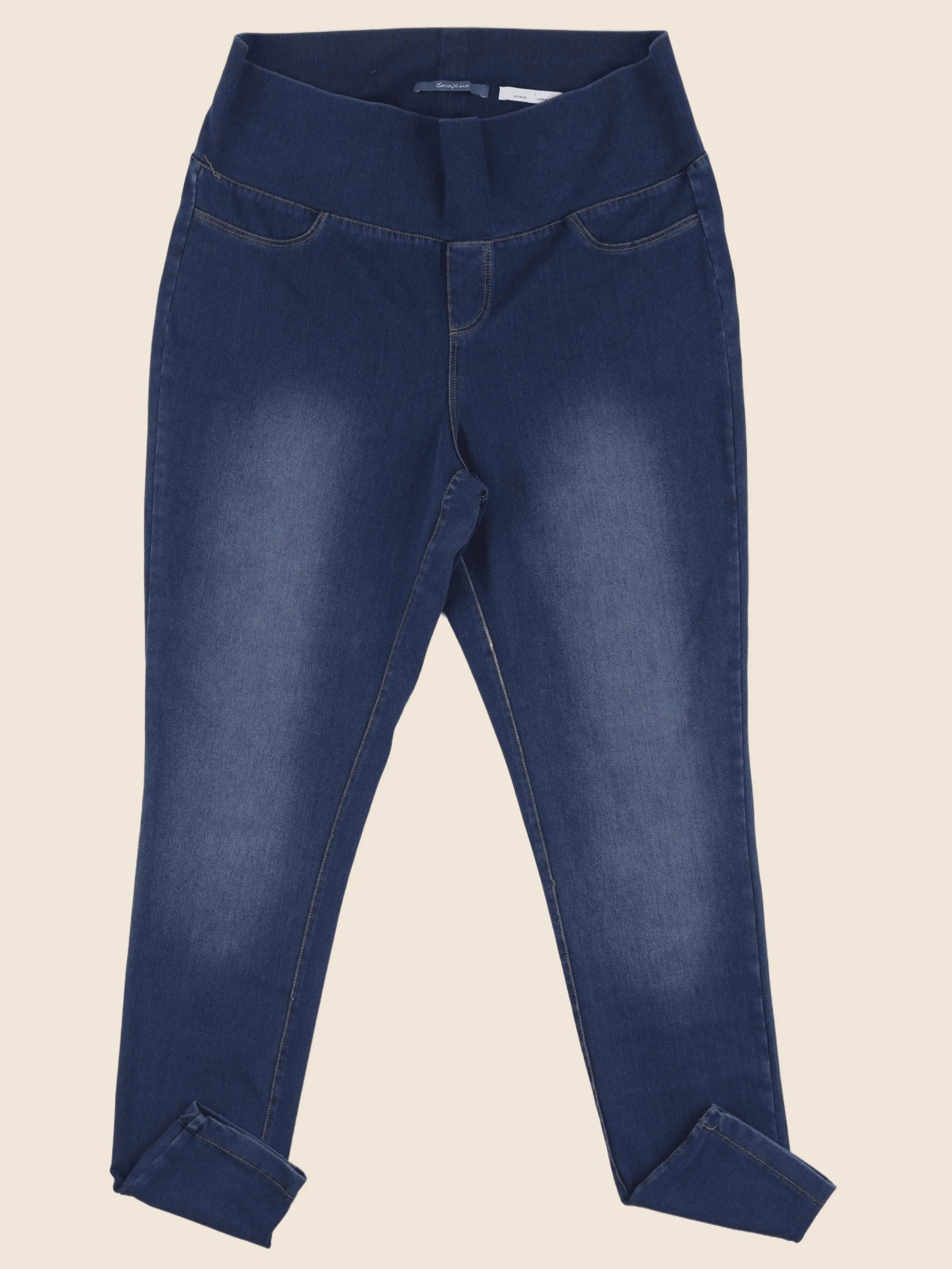 Seraphine - jean grossesse bleu - l