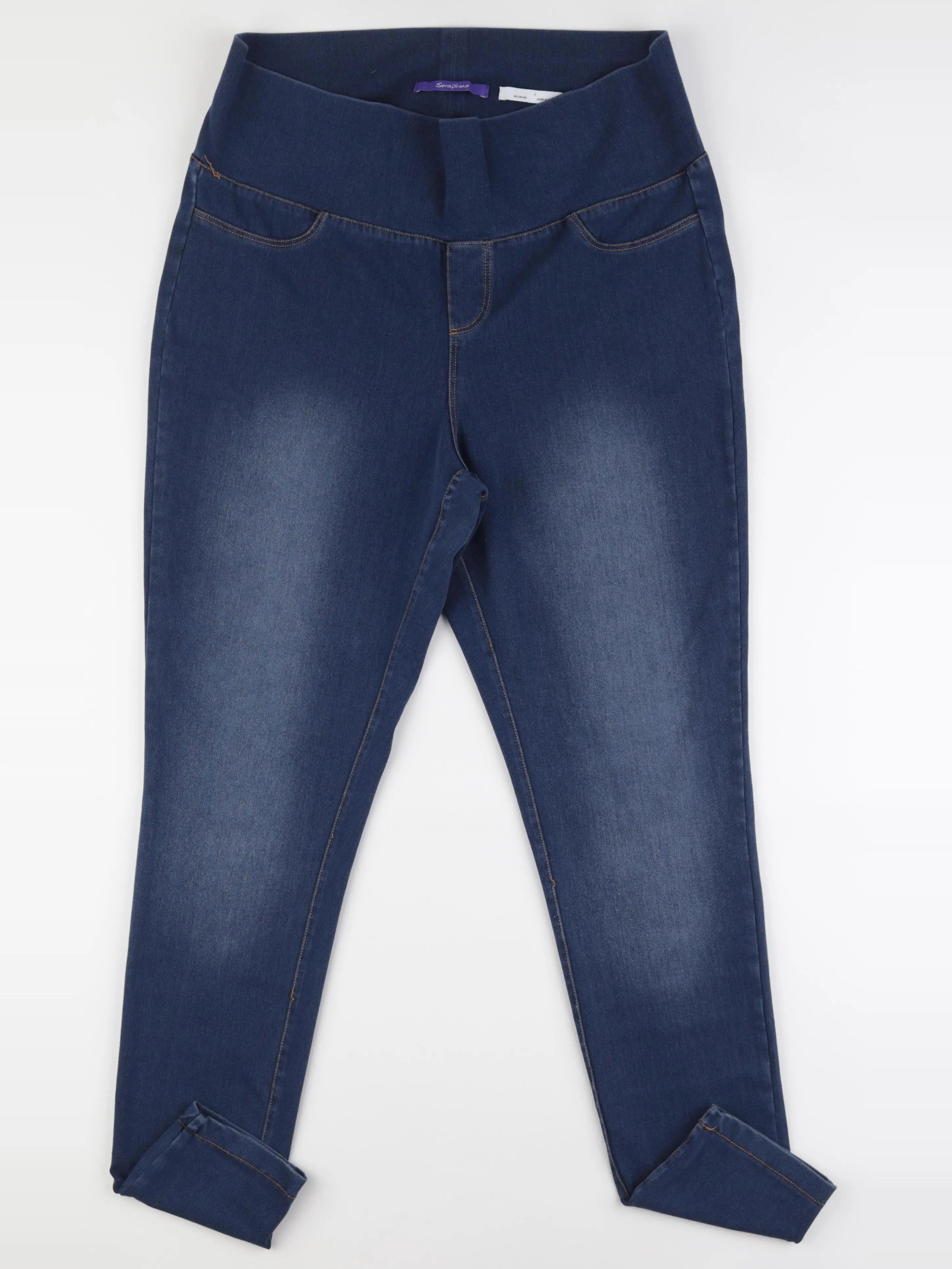 Seraphine - jean grossesse bleu - l