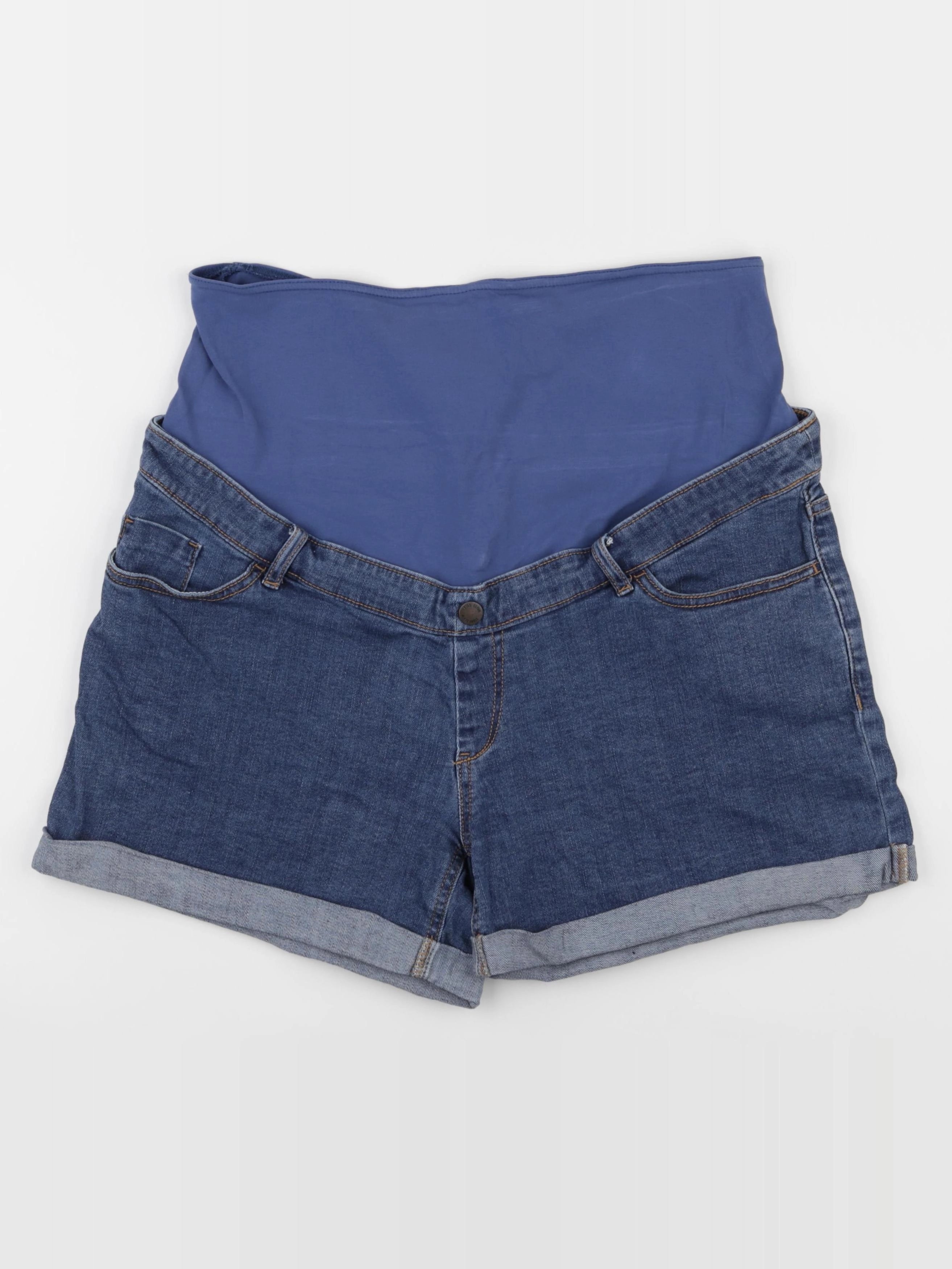 Kiabi - short grossesse bleu - 44