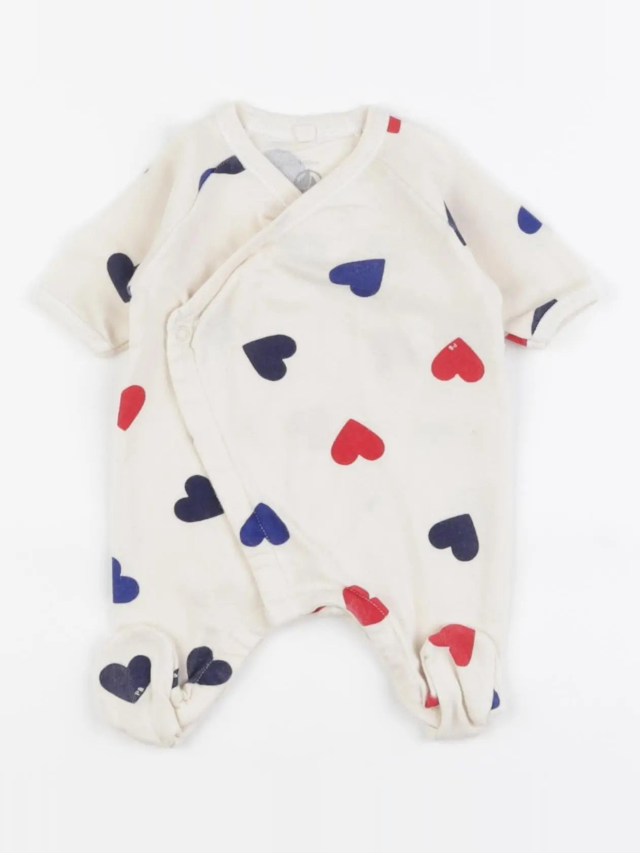 Petit Bateau - pyjama coton beige - Prématuré