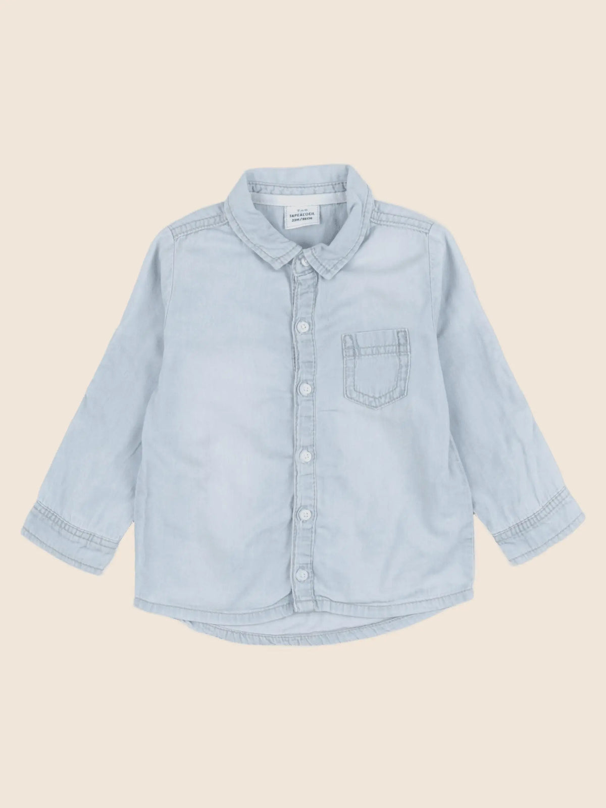 Tape à l'oeil - chemise bleu - 2 ans