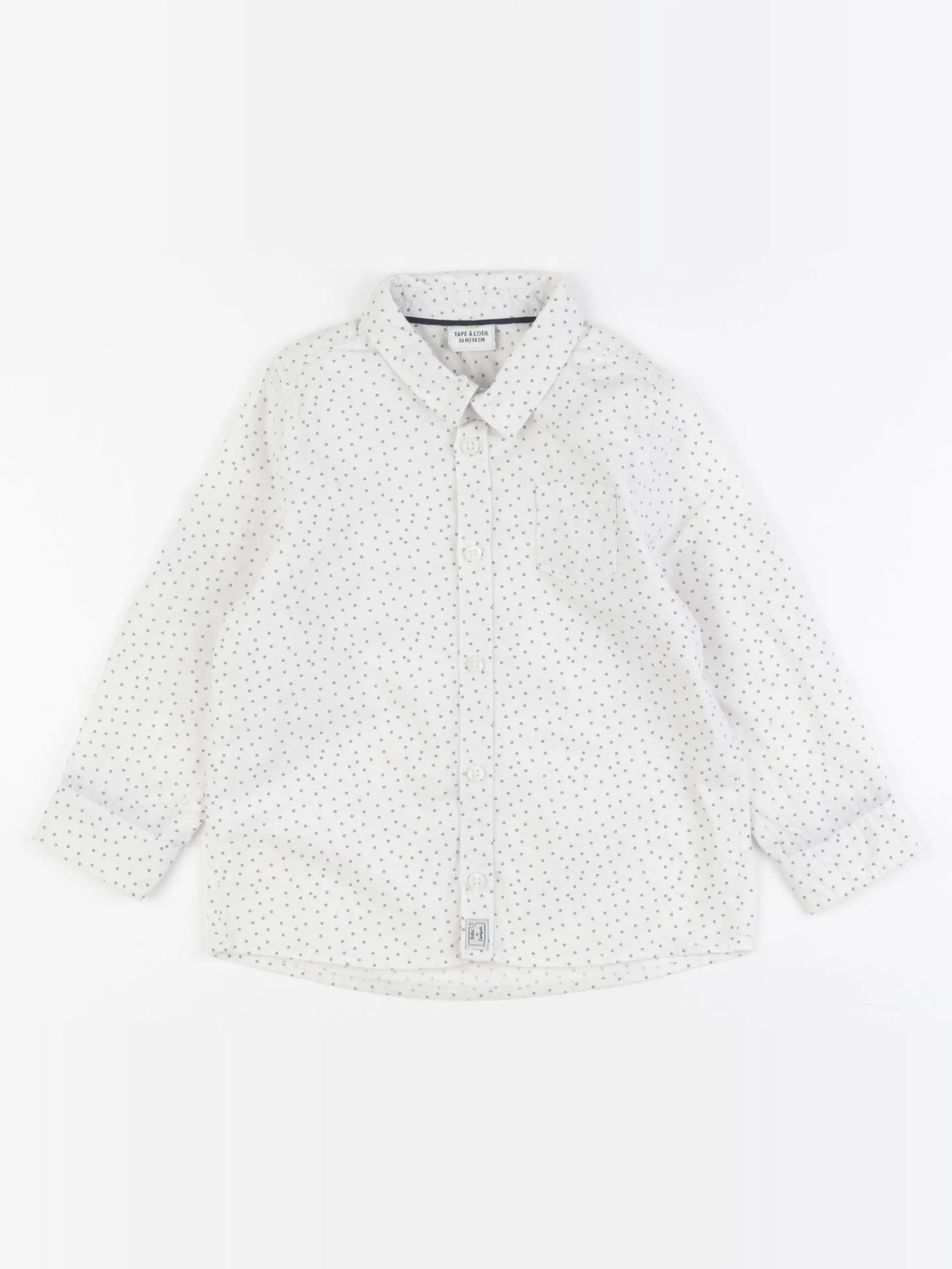 Tape à l'oeil - chemise blanc - 3 ans