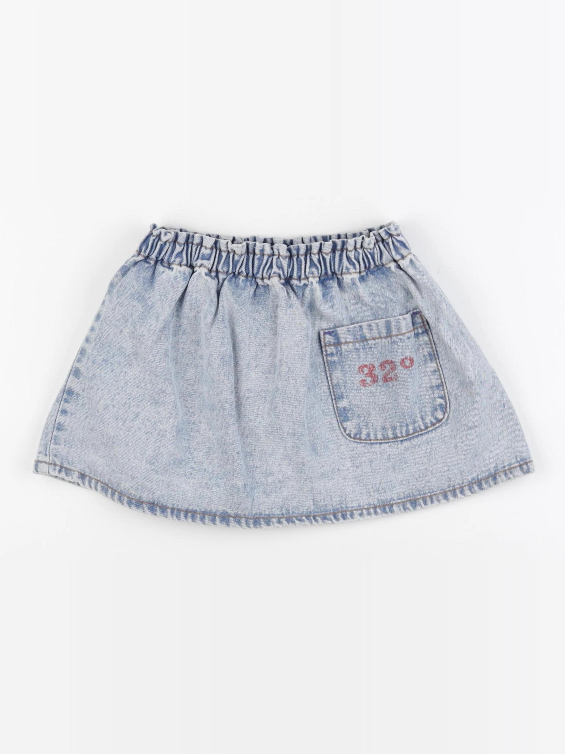 Piupiuchick - jupe bleu - 4 ans