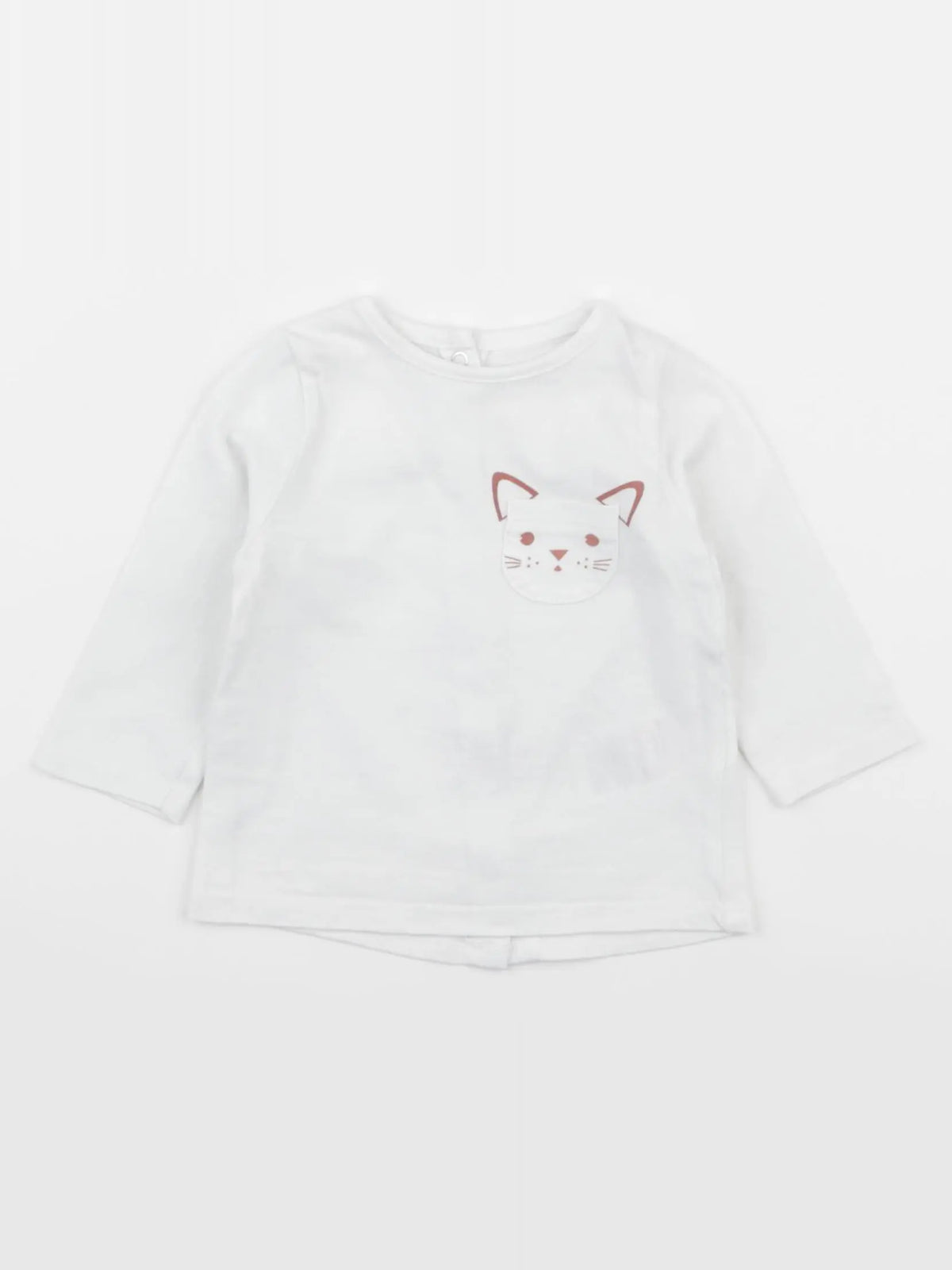 Vertbaudet - tee-shirt blanc - 3 mois