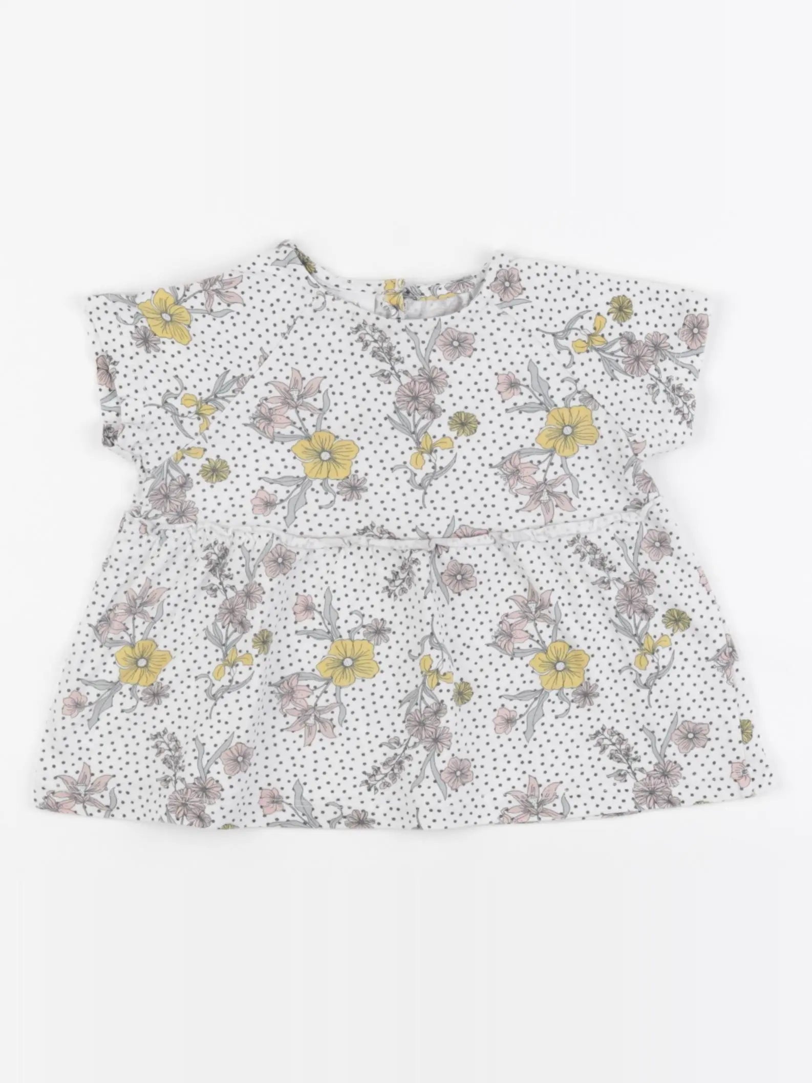 Zara - blouse blanc - 12/18 mois