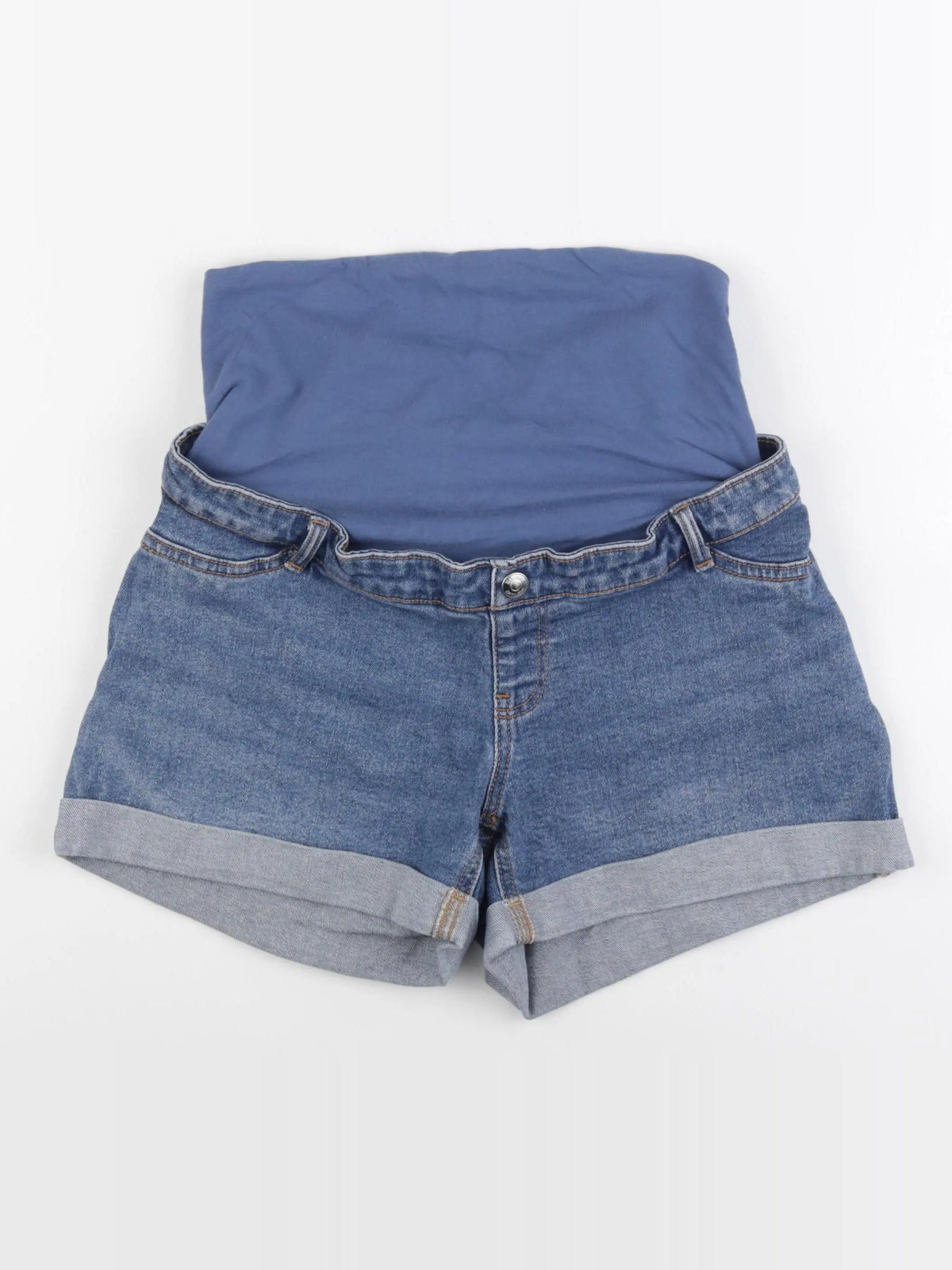 Kiabi - short grossesse bleu - 40