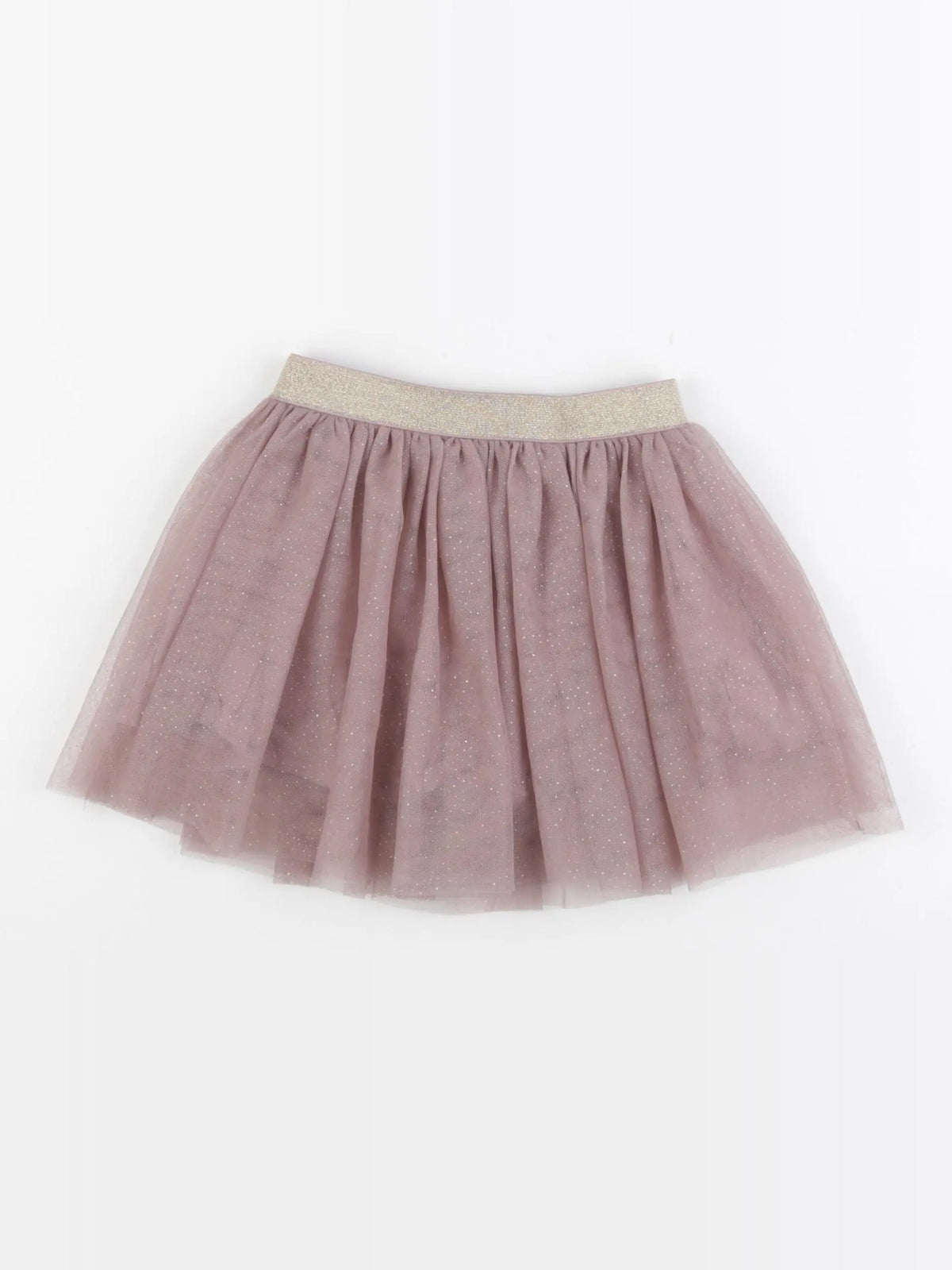 Vertbaudet - jupe rose, or - 24 mois
