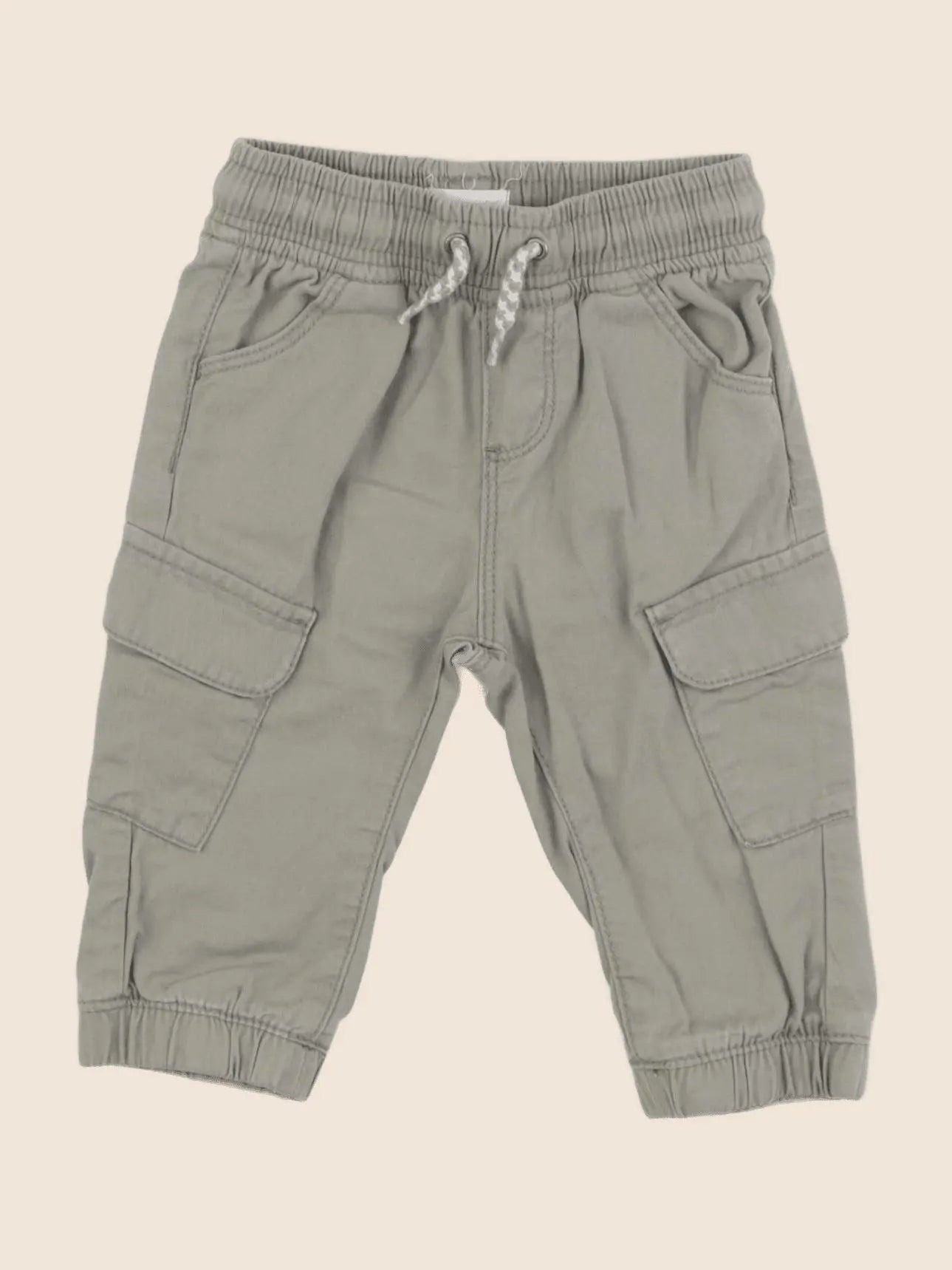 Vertbaudet - pantalon vert - 9 mois
