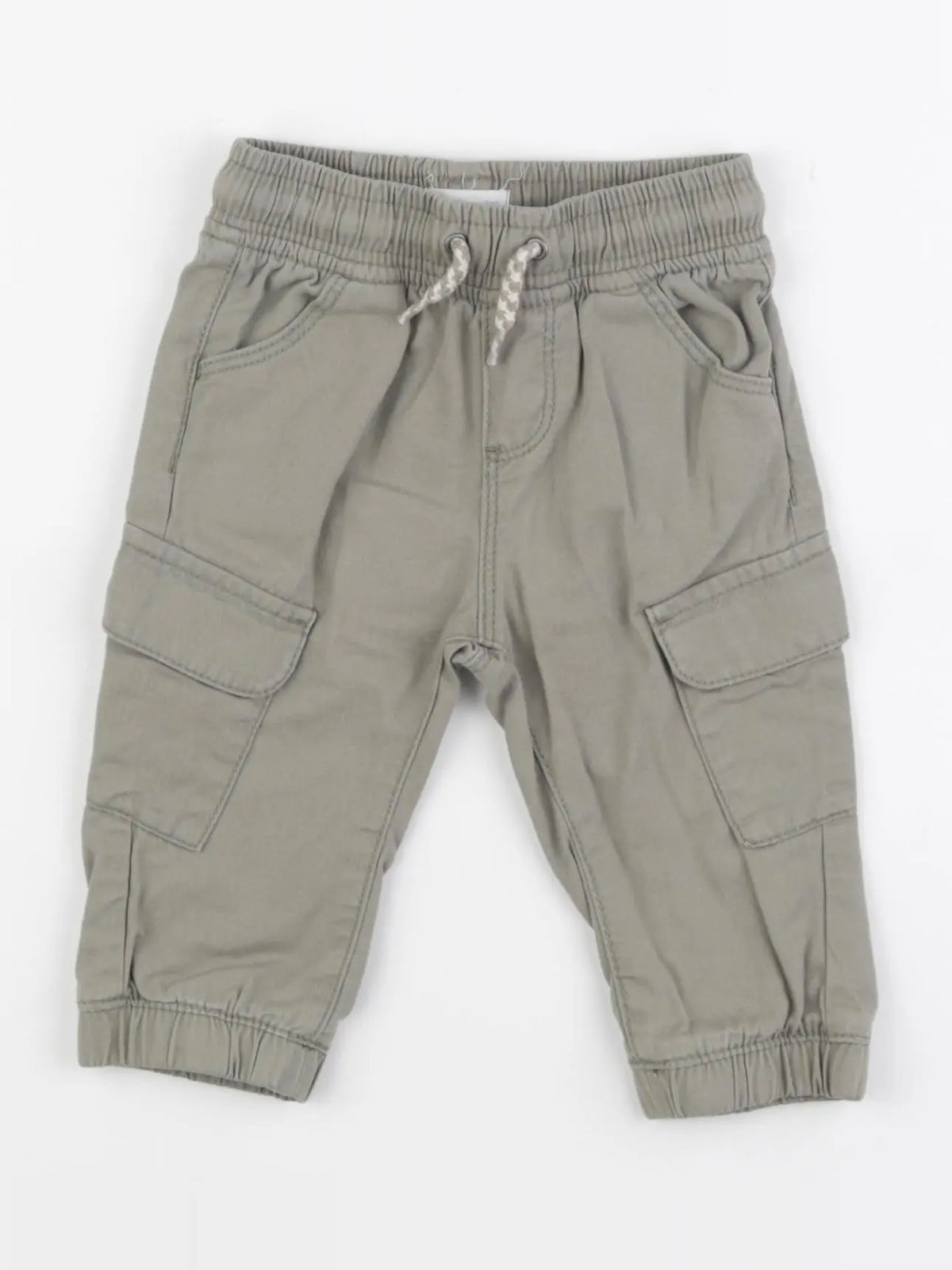 Vertbaudet - pantalon vert - 9 mois