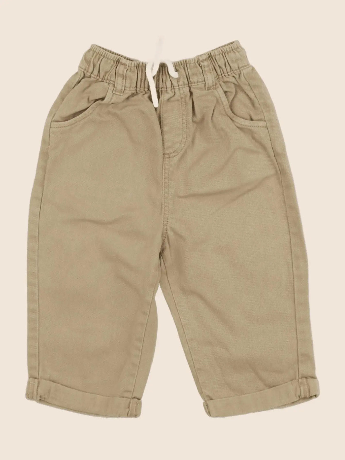 Vertbaudet - pantalon marron - 12 mois