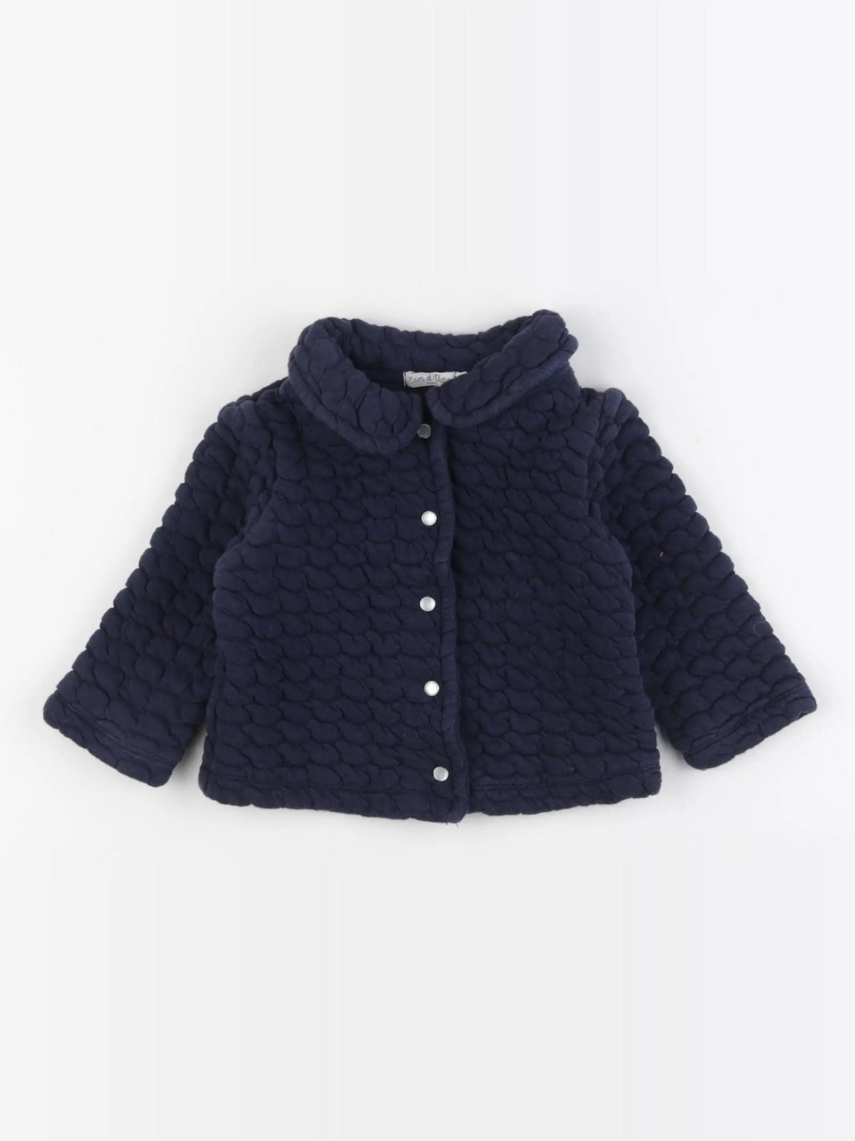 Eden & Victor - veste bleu - 9 mois