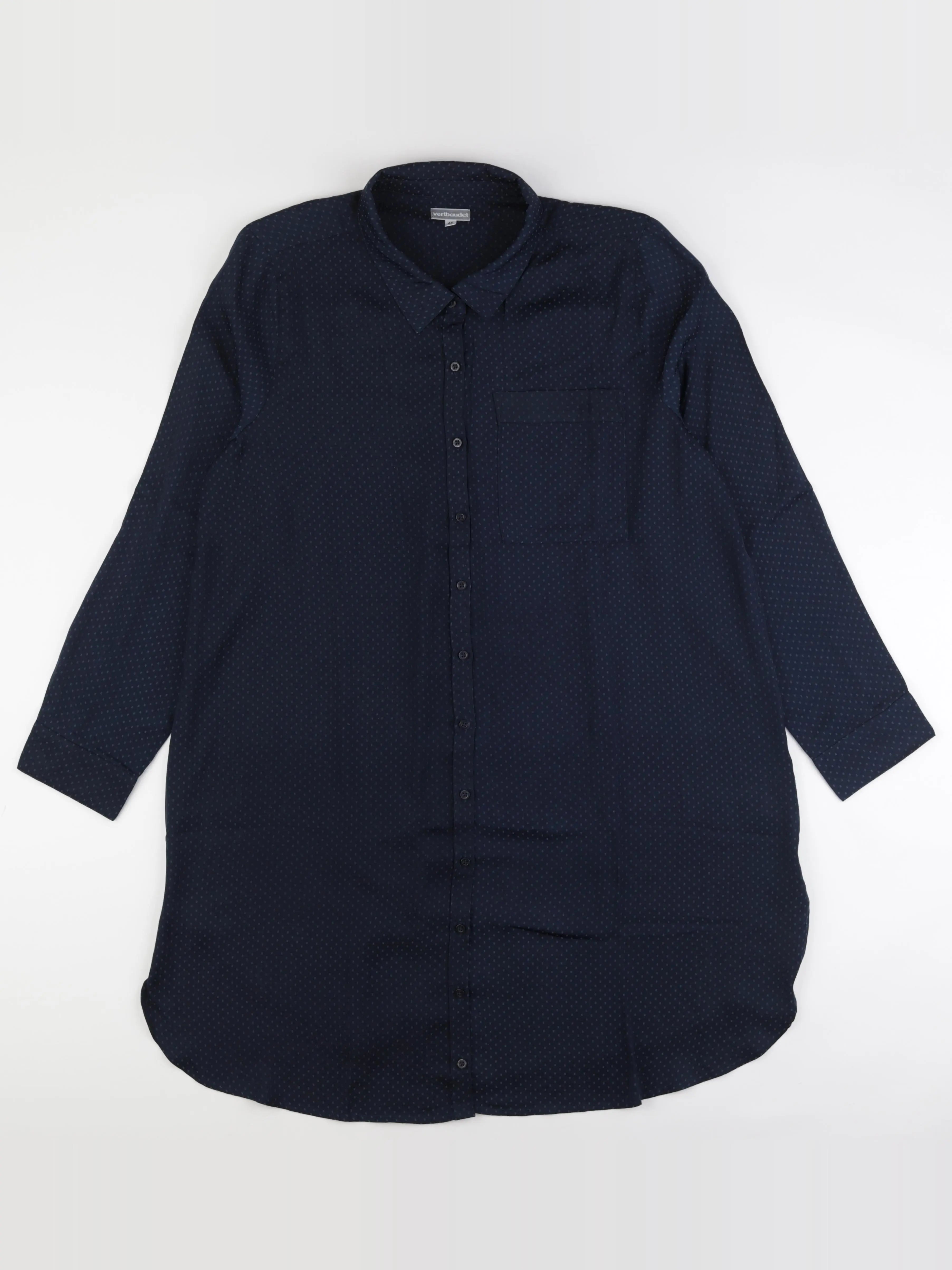 Vertbaudet - robe allaitement, grossesse bleu - 46