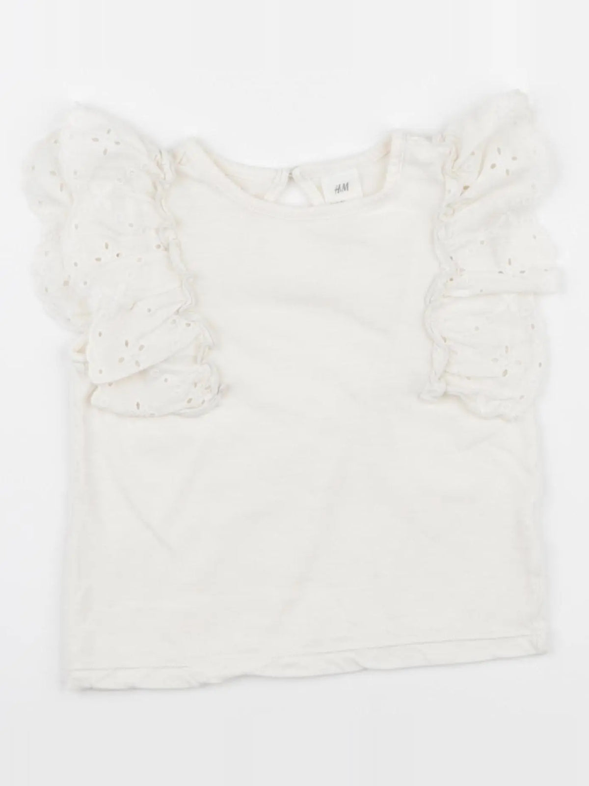 H&M - tee-shirt blanc - 12/18 mois