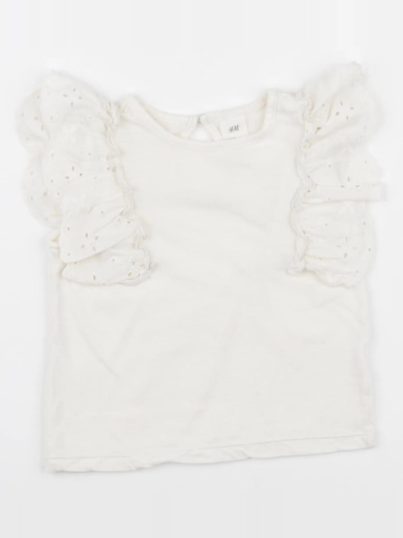 H&M - tee-shirt blanc - 12/18 mois