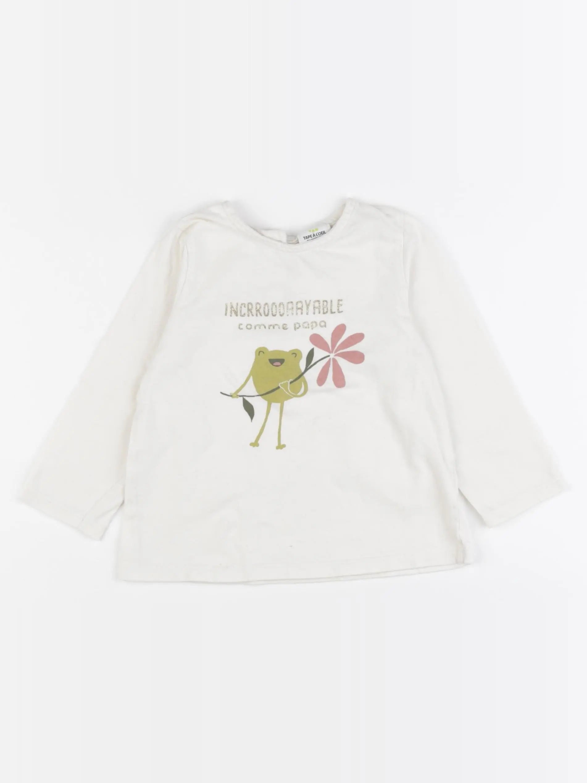 Tape à l'oeil - tee-shirt beige, or - 24 mois