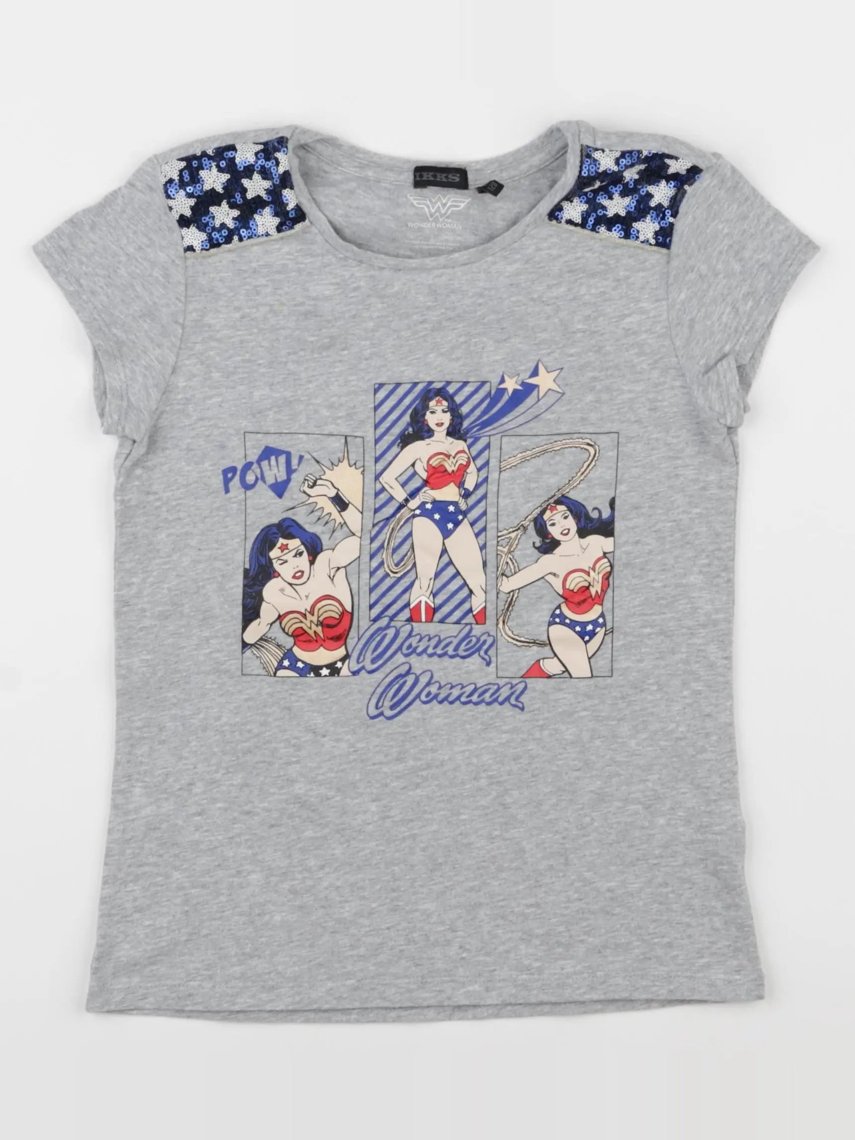 IKKS - tee-shirt gris - 8 ans