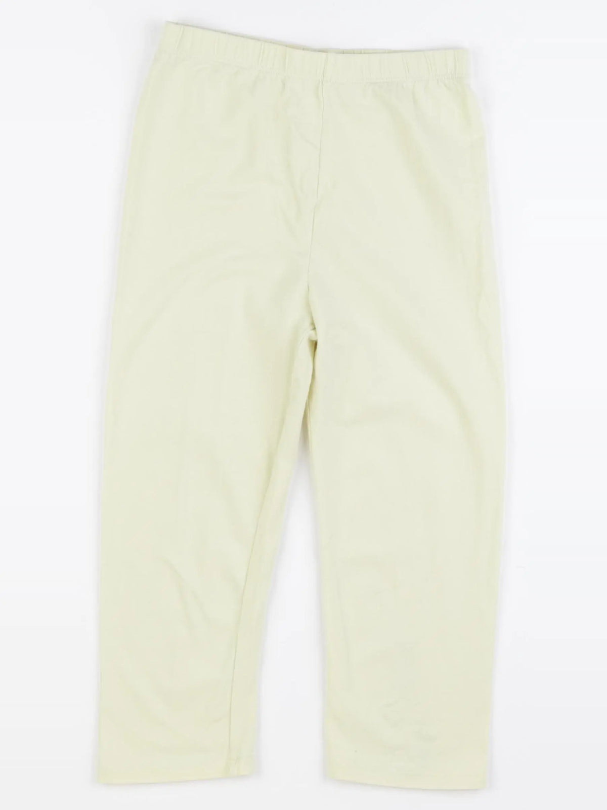 Vertbaudet - legging court jaune - 10 ans