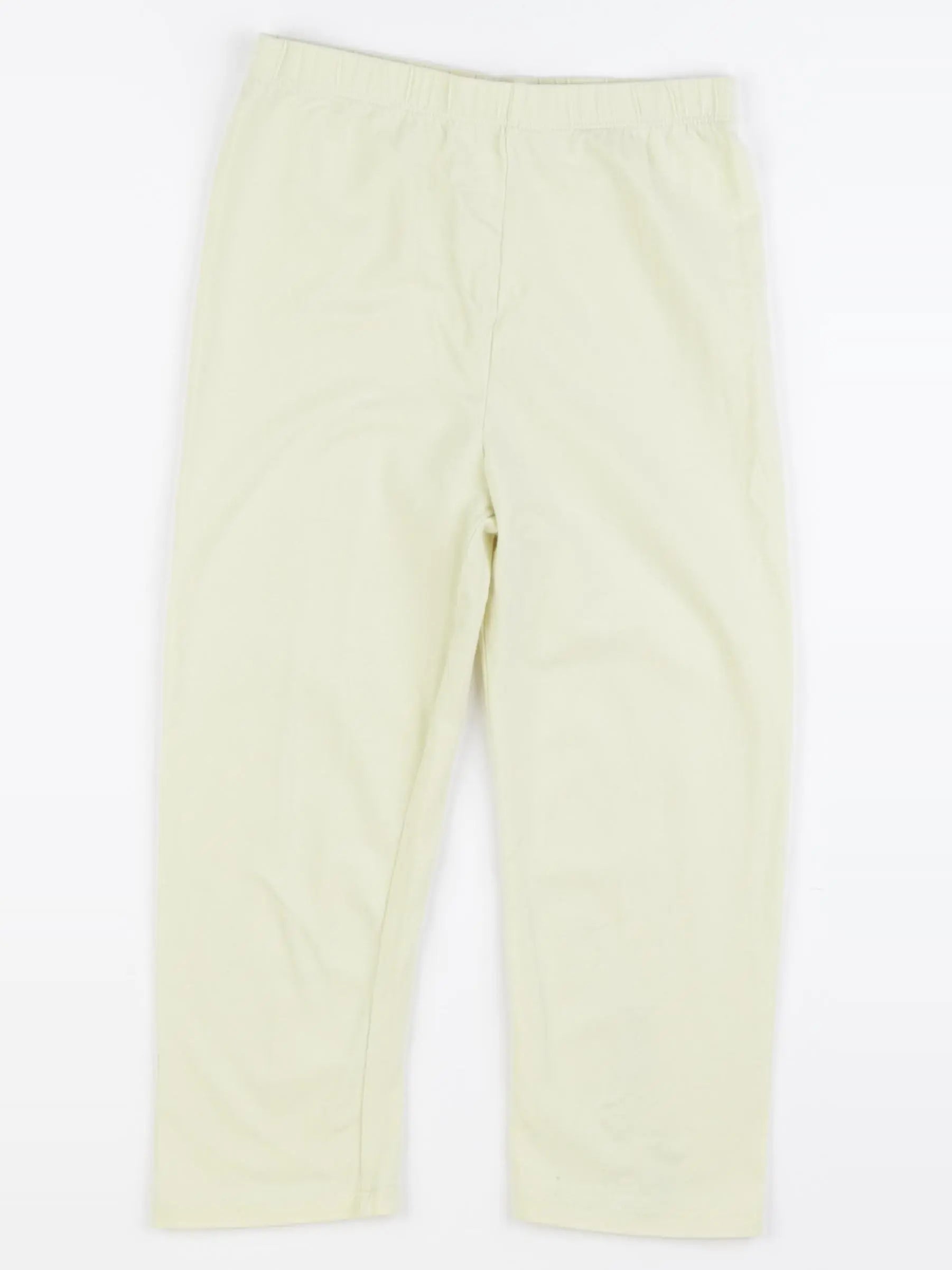 Vertbaudet - legging court jaune - 10 ans