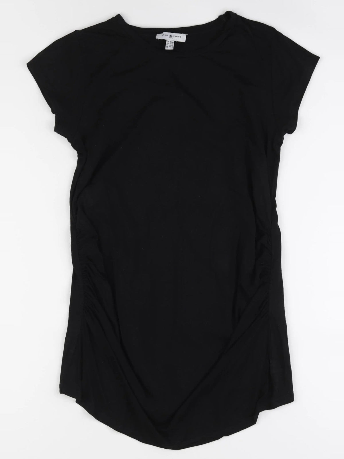 Envie de fraise - tee-shirt grossesse noir - 38 à 40