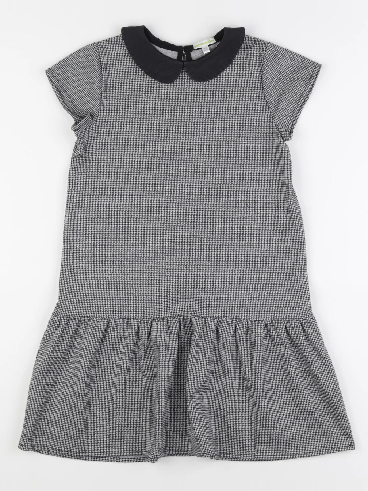Vertbaudet - robe blanc, noir - 10 ans