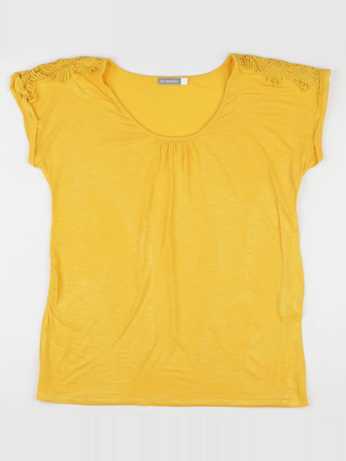 Vertbaudet - tee-shirt grossesse jaune - 38 à 40